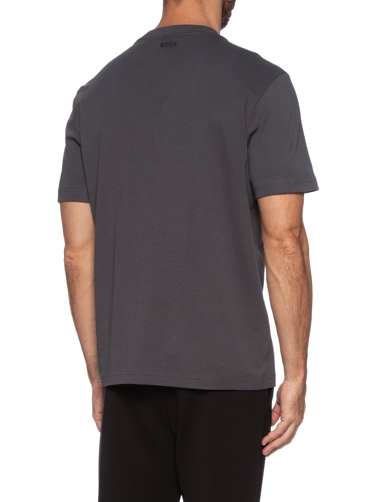 Camiseta Masculina Tee Iconic TL-01 Cinza Boss
