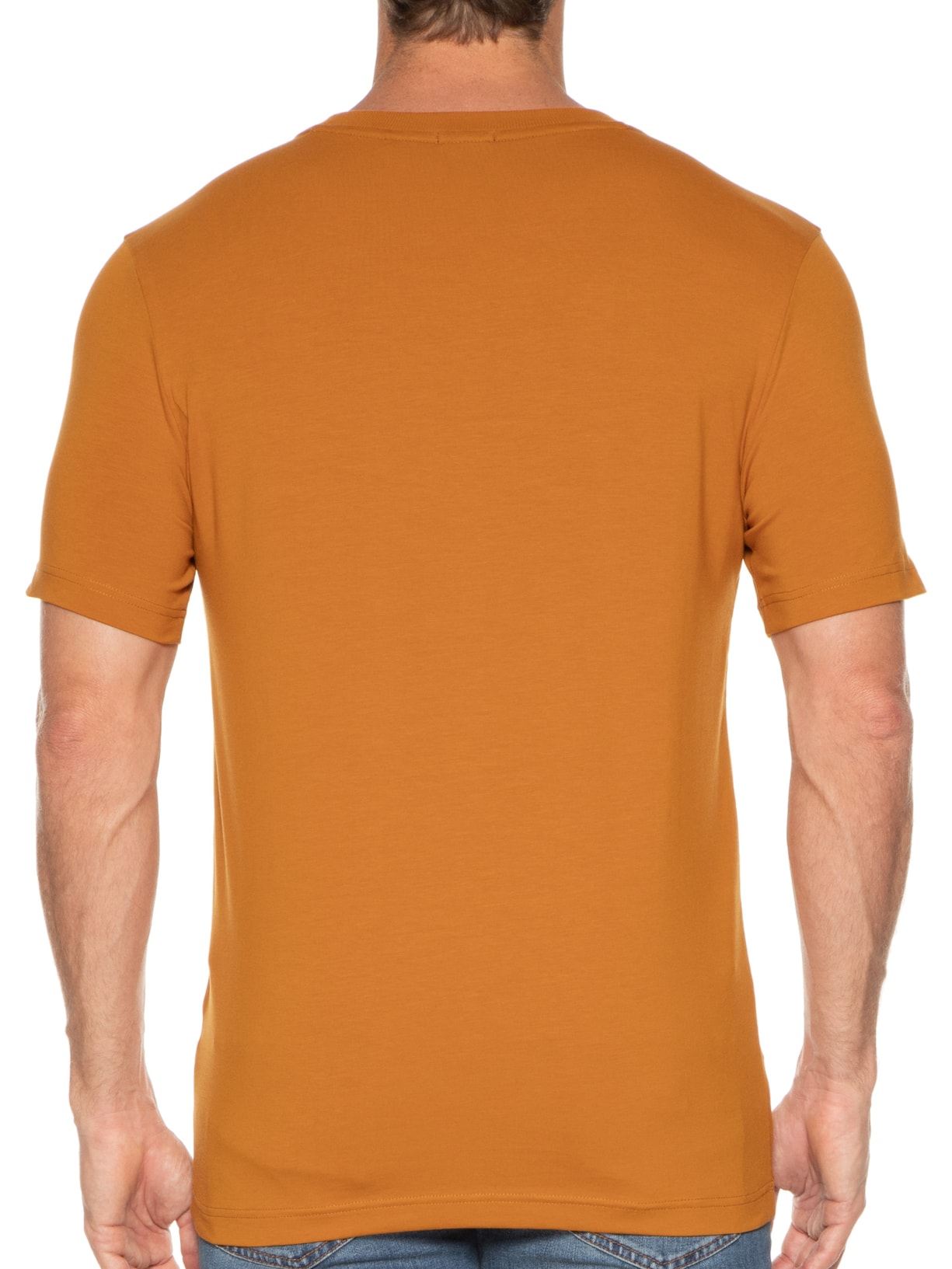 Camiseta Masculina Tee Laranja Boss