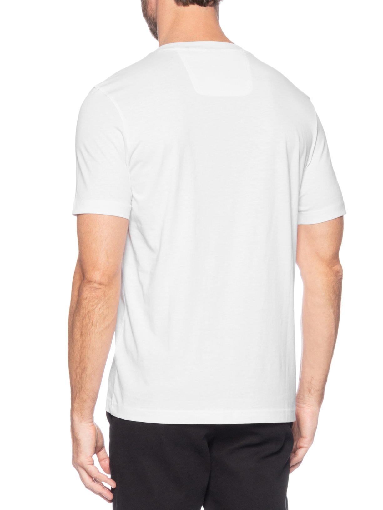 Camiseta Masculina Tee Logo Heritage Branco Boss