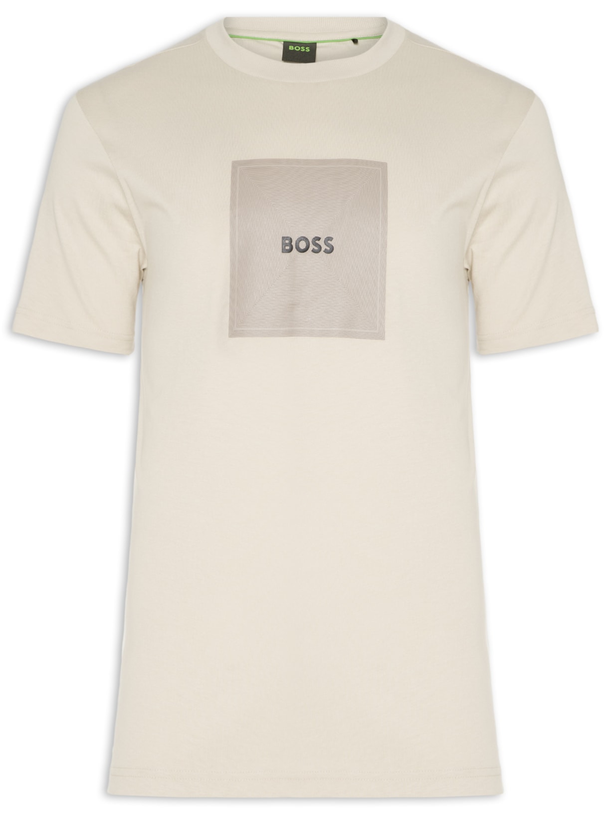 Camiseta Masculina Tee Logo Rib - Bege