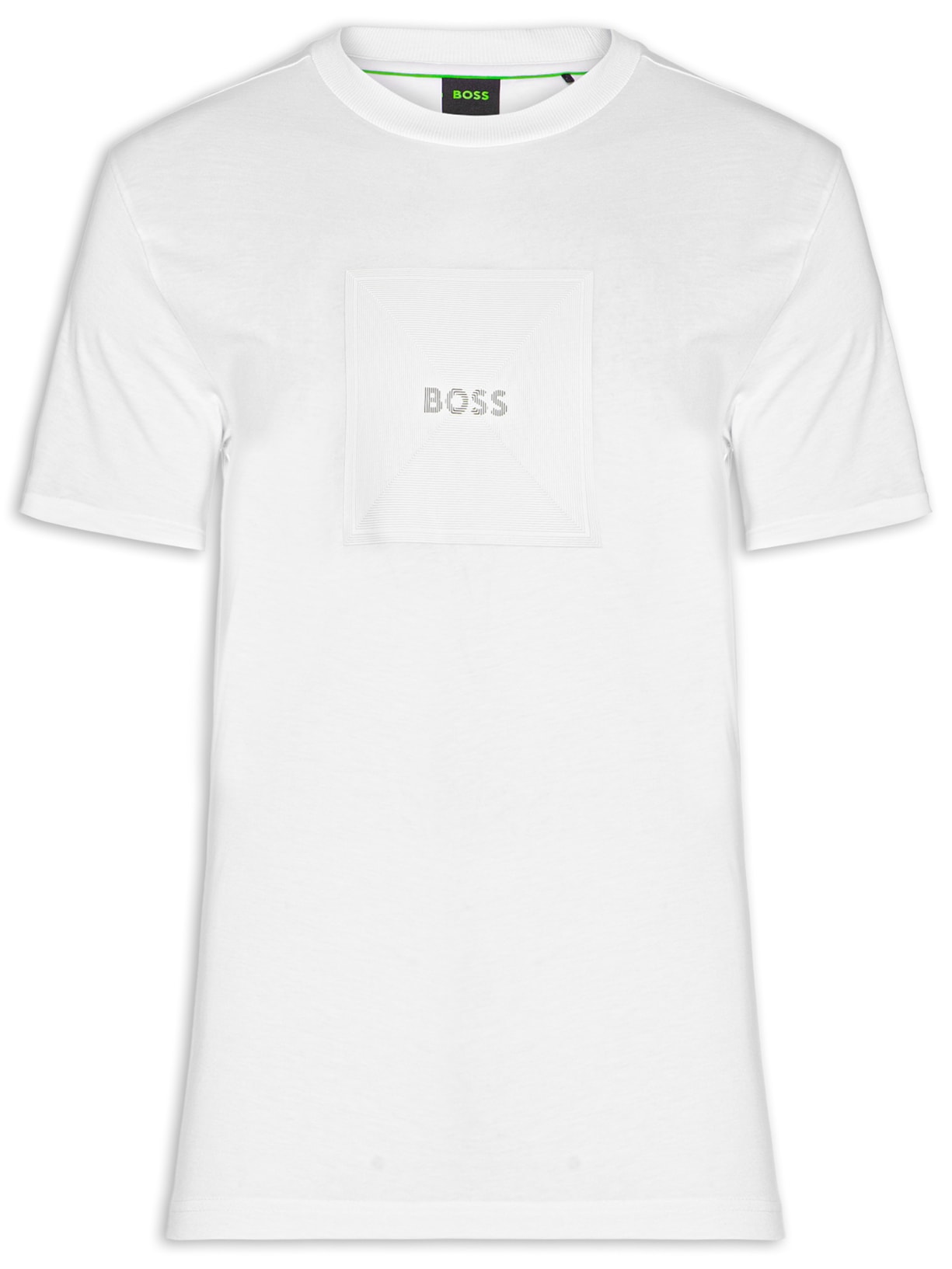 Camiseta Masculina Tee Logo Rib - Branco