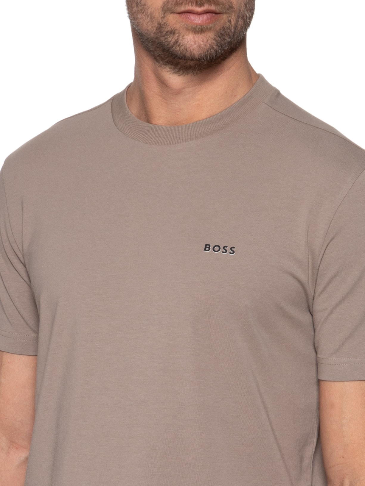Camiseta Masculina Tee Marrom Boss