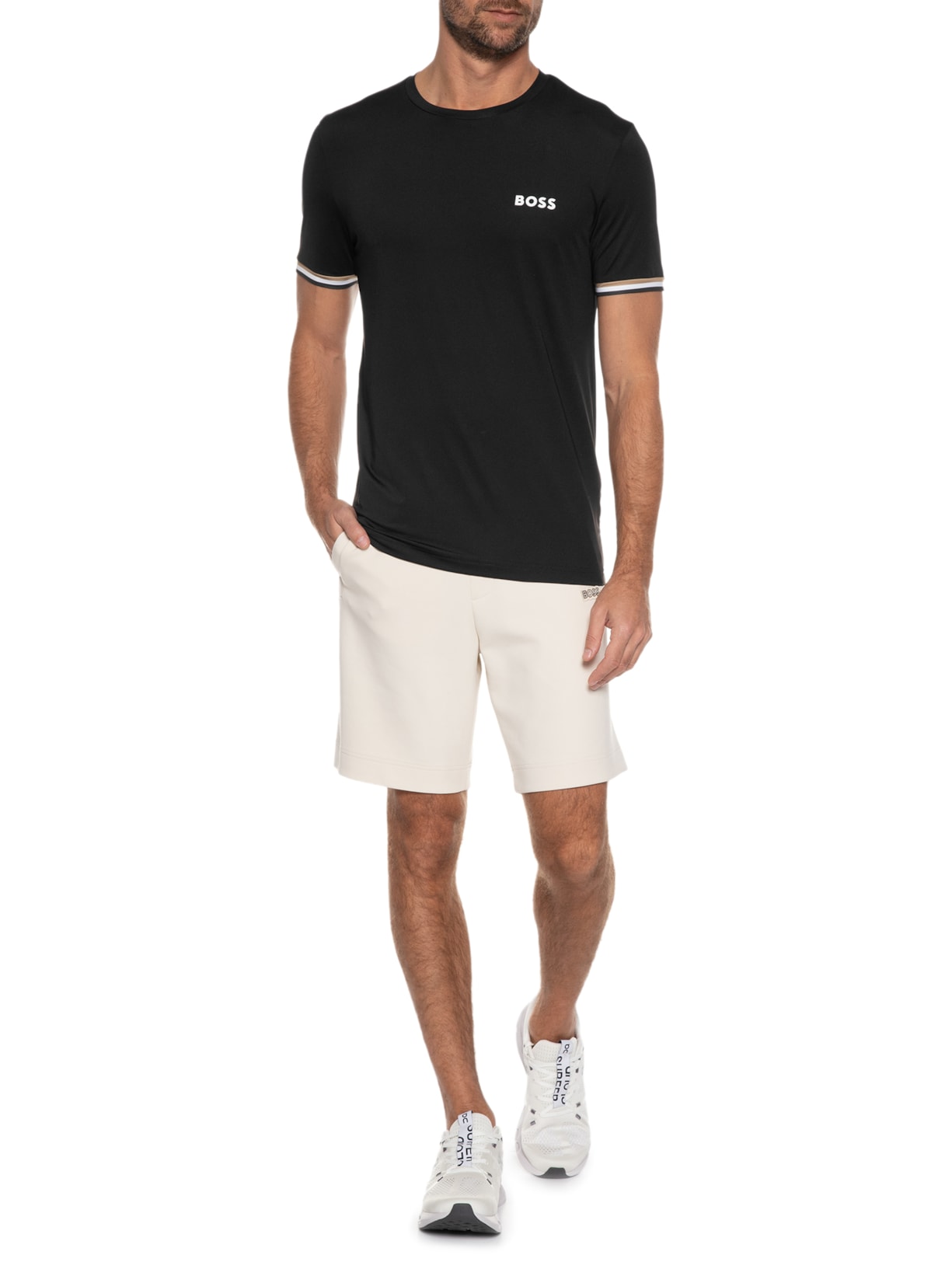 Camiseta Masculina Tee Mb Preto Boss