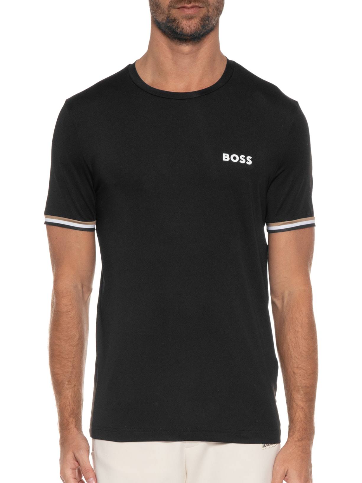 Camiseta Masculina Tee Mb Preto Boss