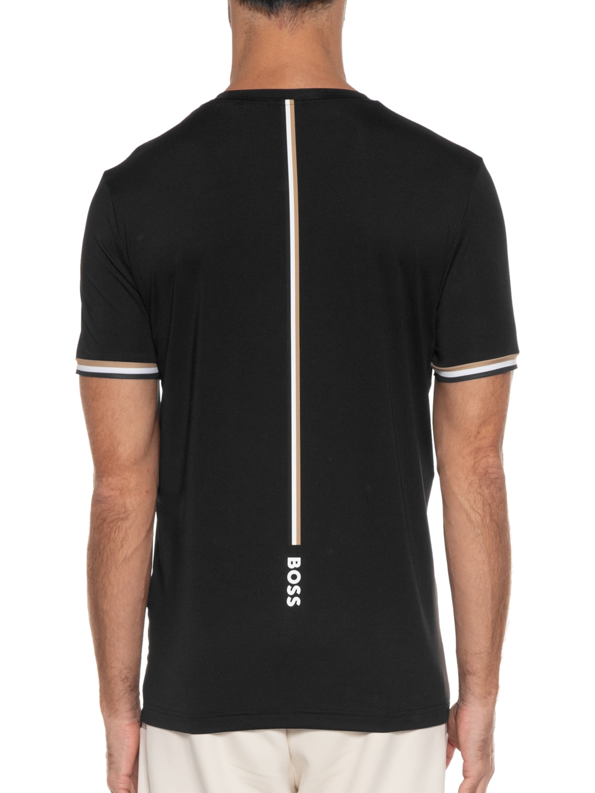 Camiseta Masculina Tee Mb Preto Boss