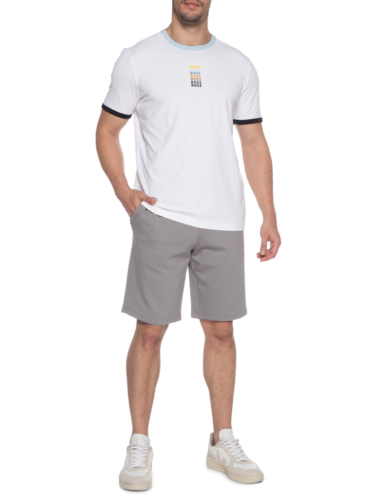 Camiseta Masculina Tee Off White Boss