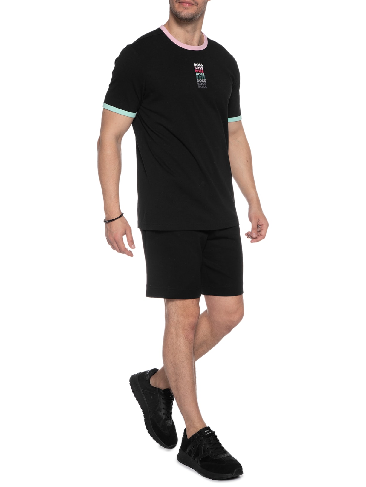 Camiseta Masculina Tee Preto Boss