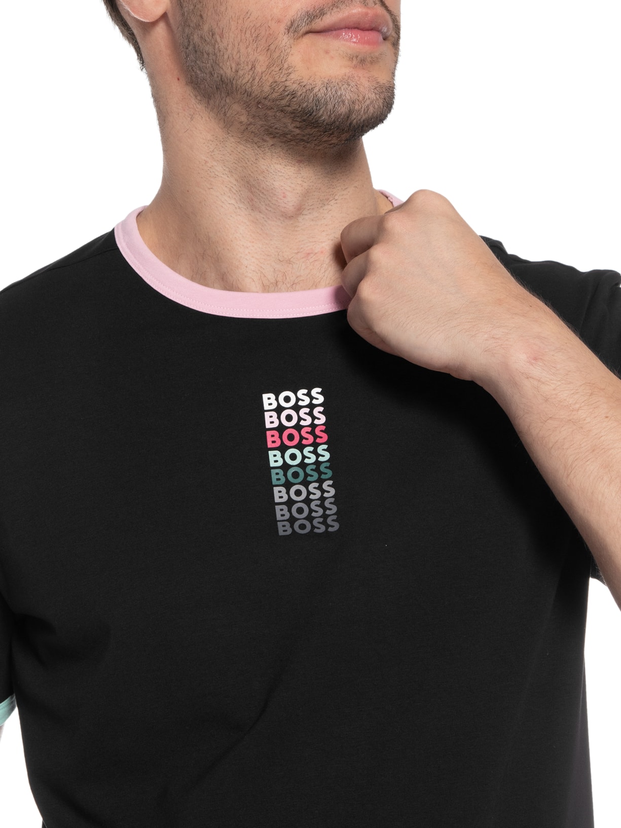 Camiseta Masculina Tee Preto Boss