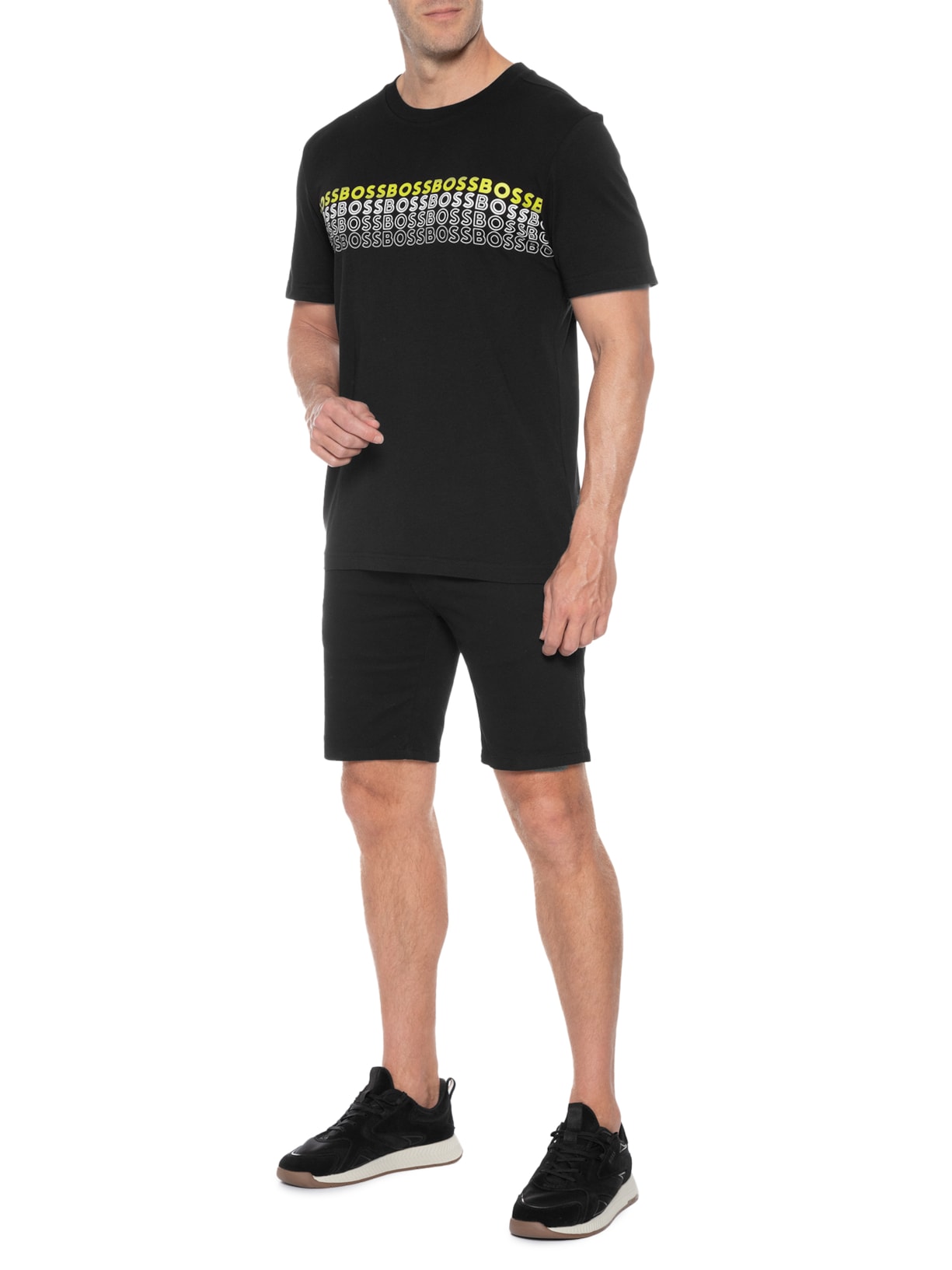 Camiseta Masculina Tee Preto Boss