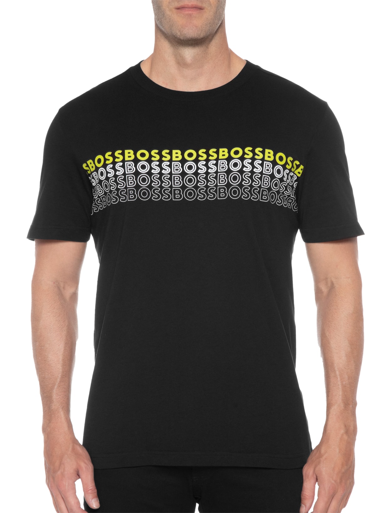 Camiseta Masculina Tee Preto Boss