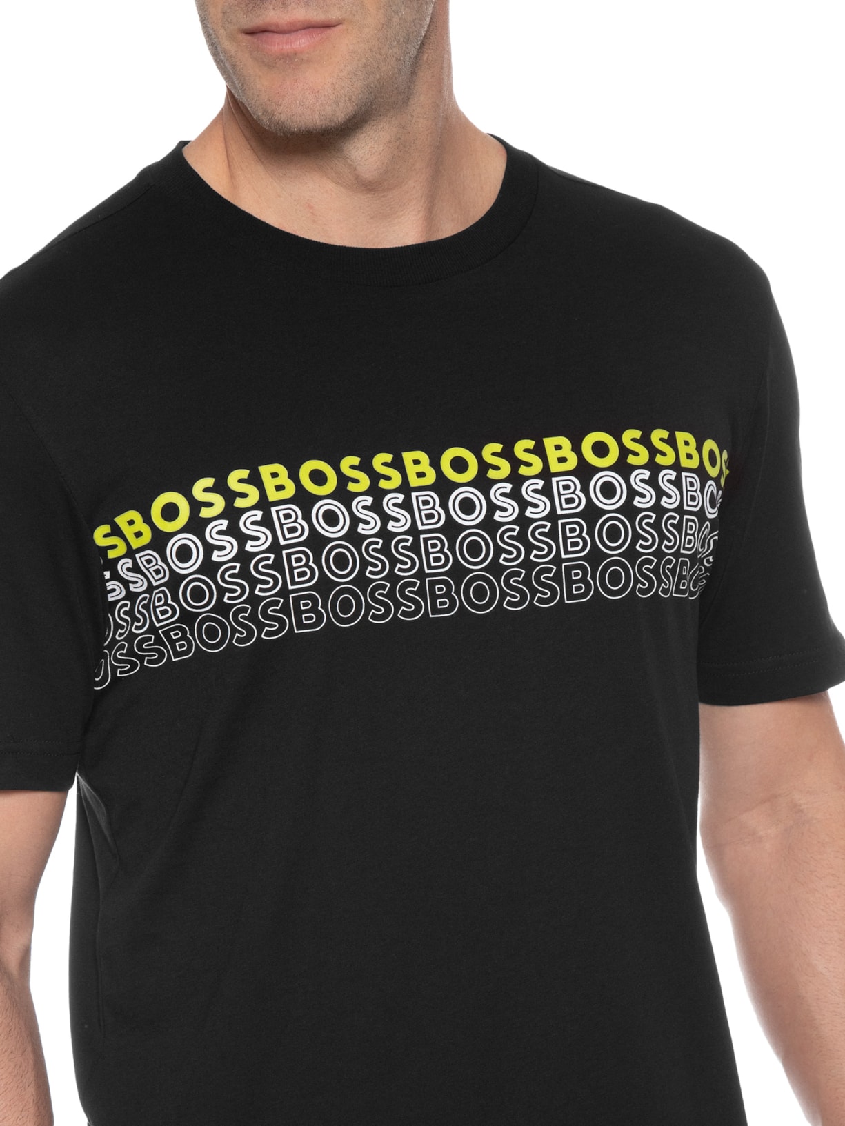Camiseta Masculina Tee Preto Boss