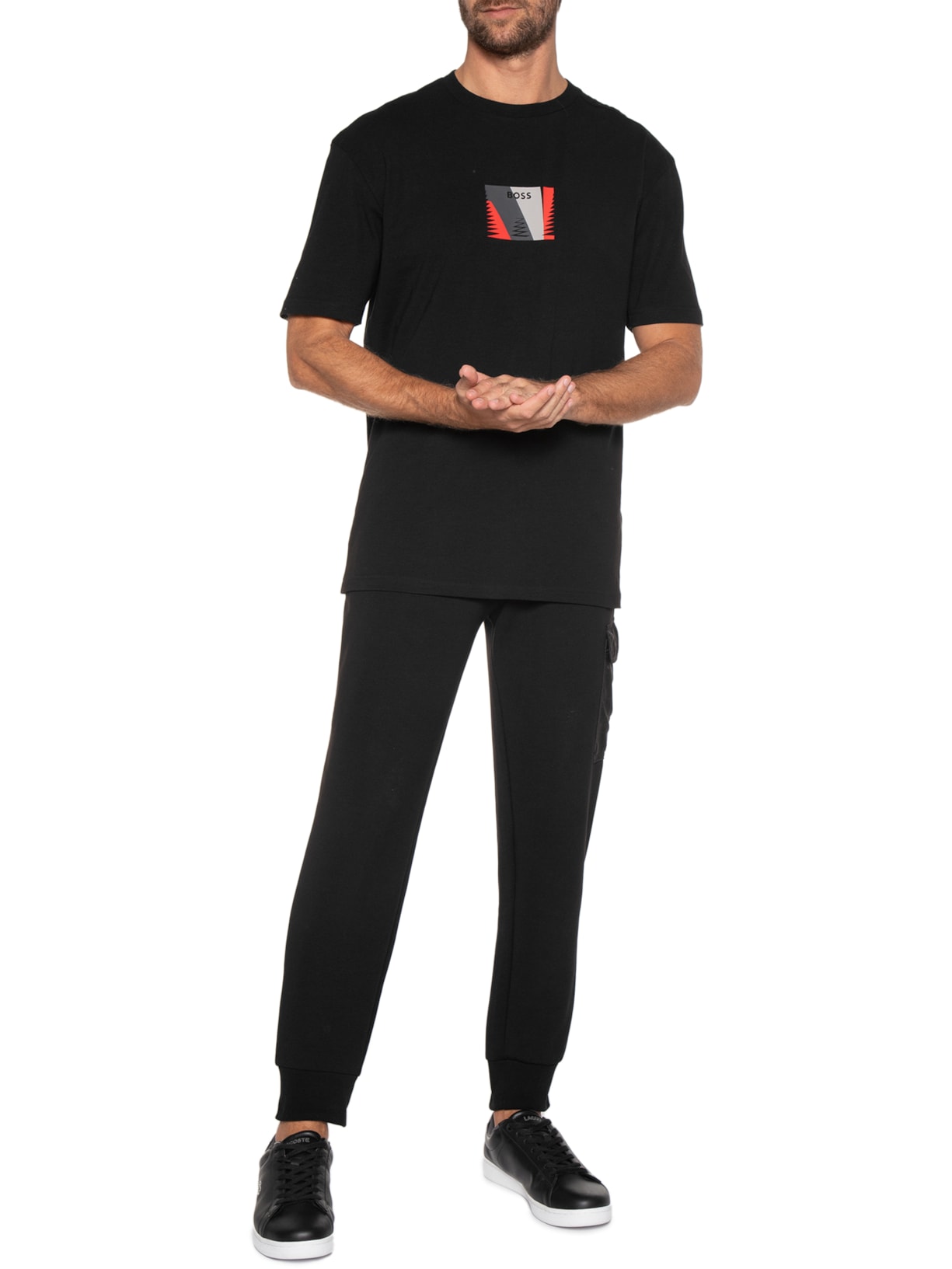 Camiseta Masculina Tee Preto Boss