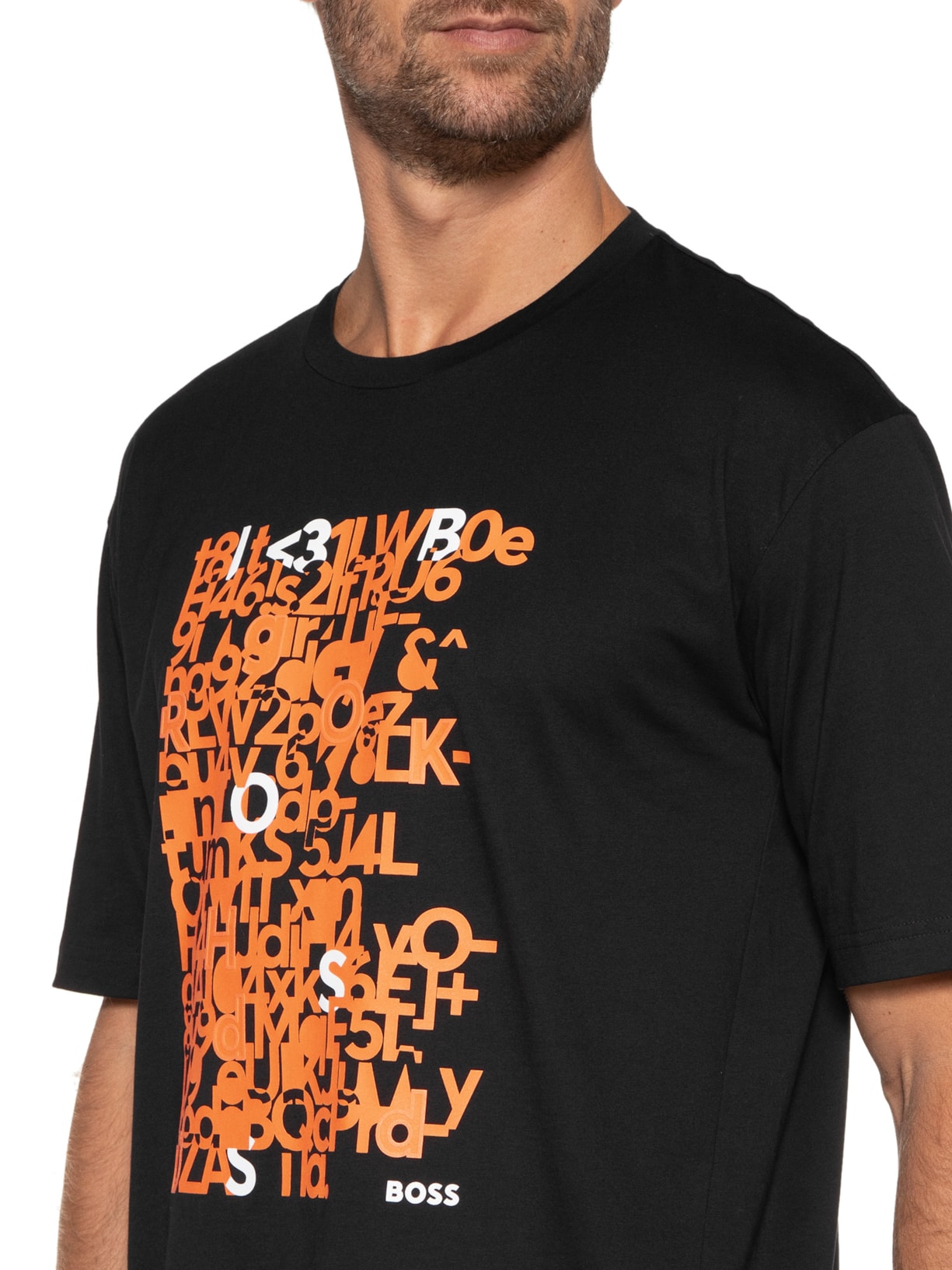 Camiseta Masculina Tee Preto Boss