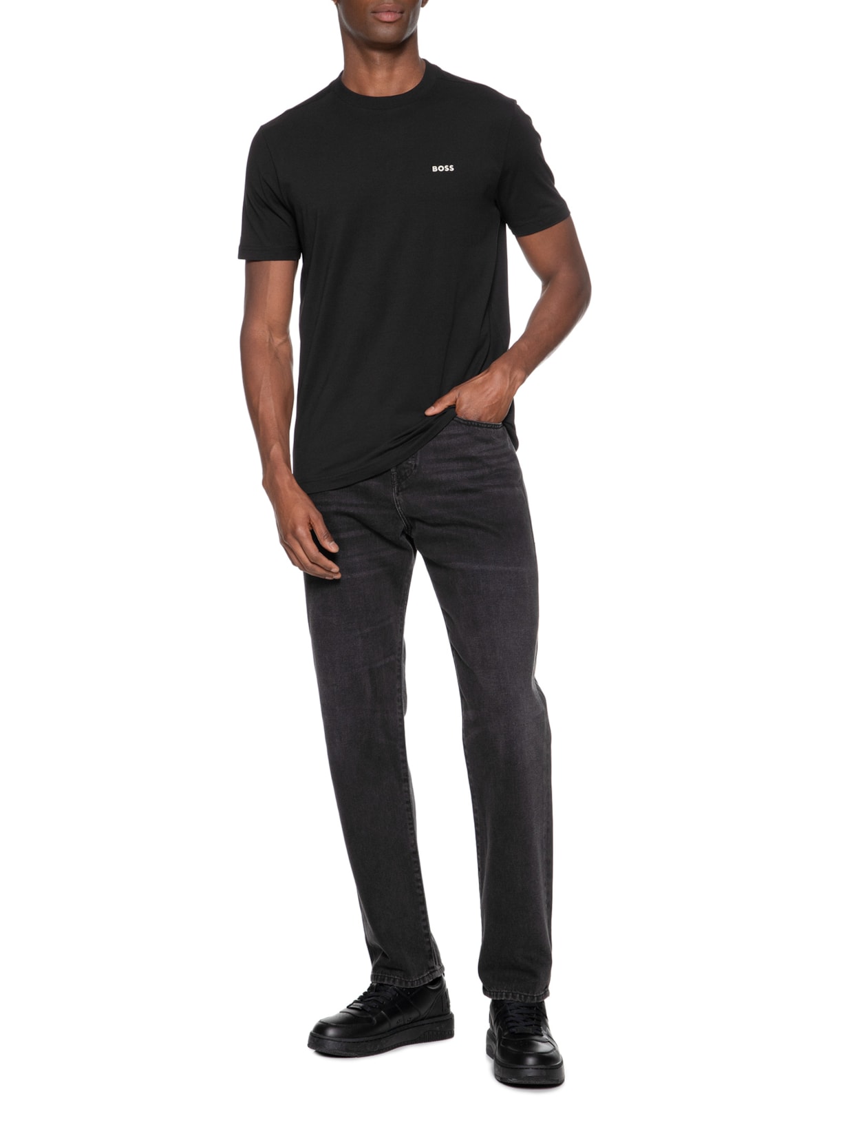 Camiseta Masculina Tee Preto Boss