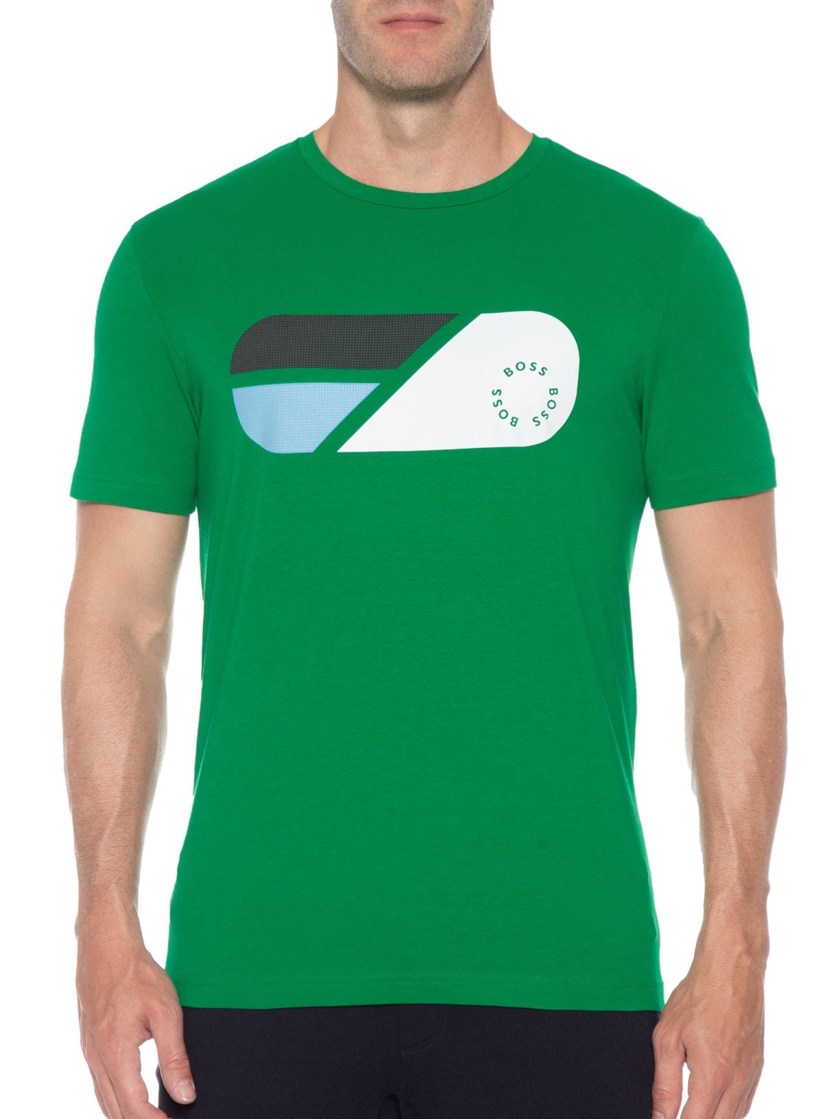 Camiseta Masculina Tee Verde Boss