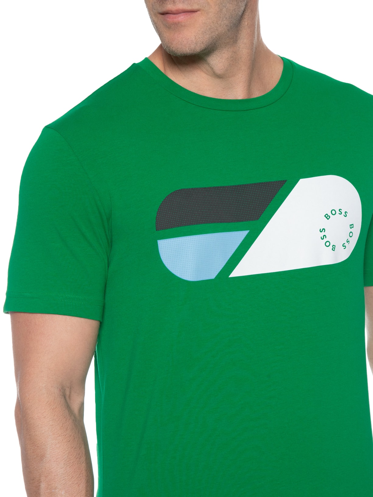 Camiseta Masculina Tee Verde Boss