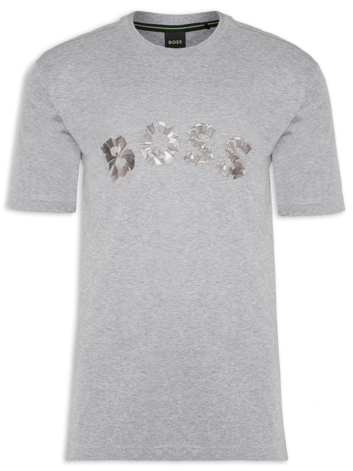 Camiseta Masculina Teego Cinza Boss