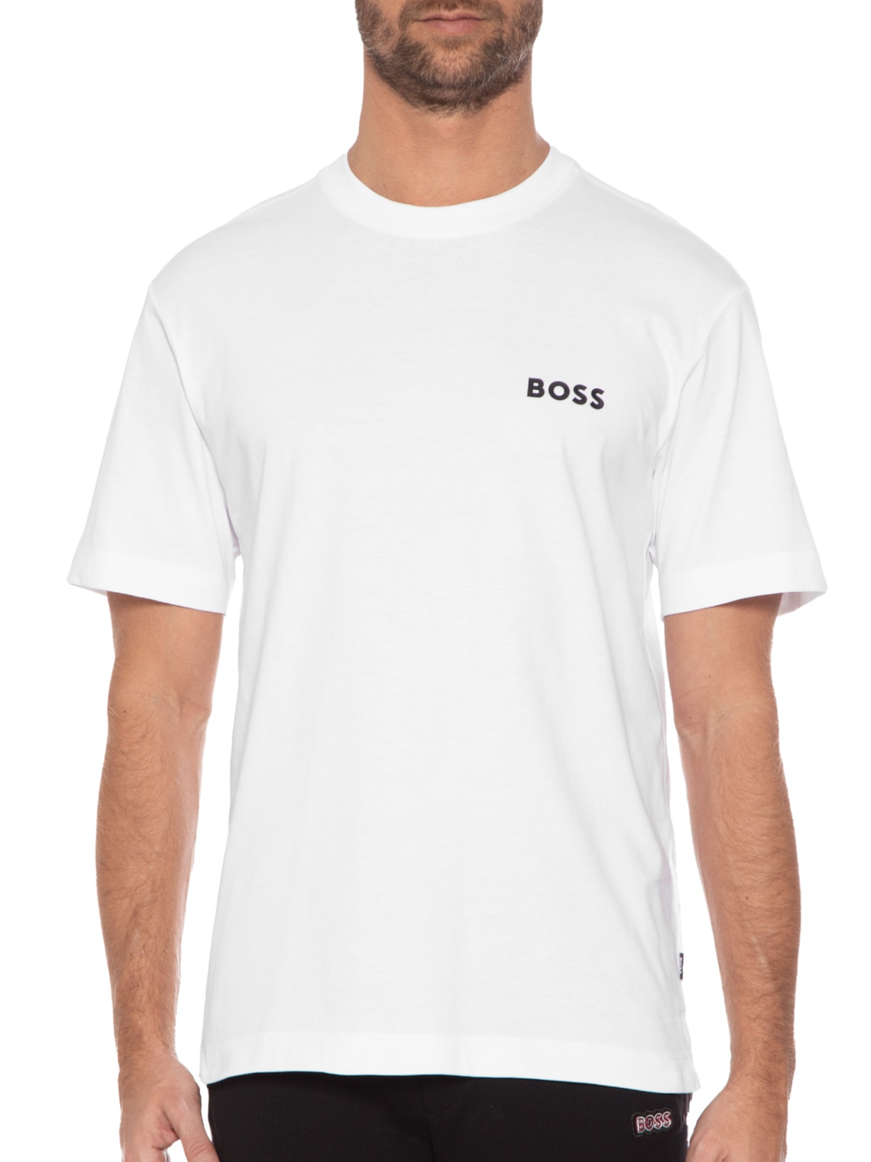 Camiseta Masculina Tessin Branco Boss