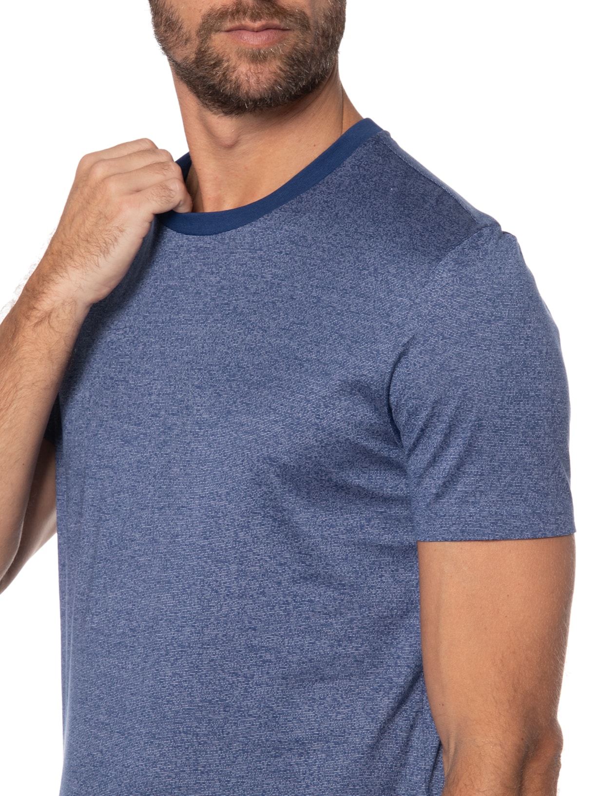 Camiseta Masculina Tessler Azul Boss