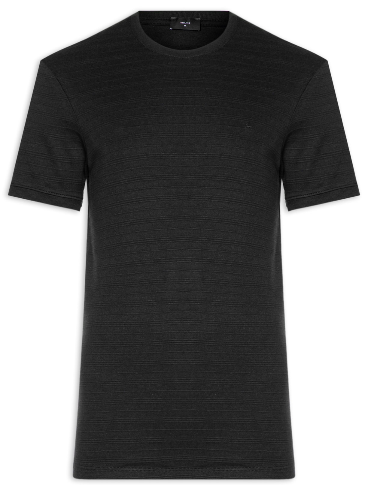 Camiseta Masculina Textura New Suedine - Preto