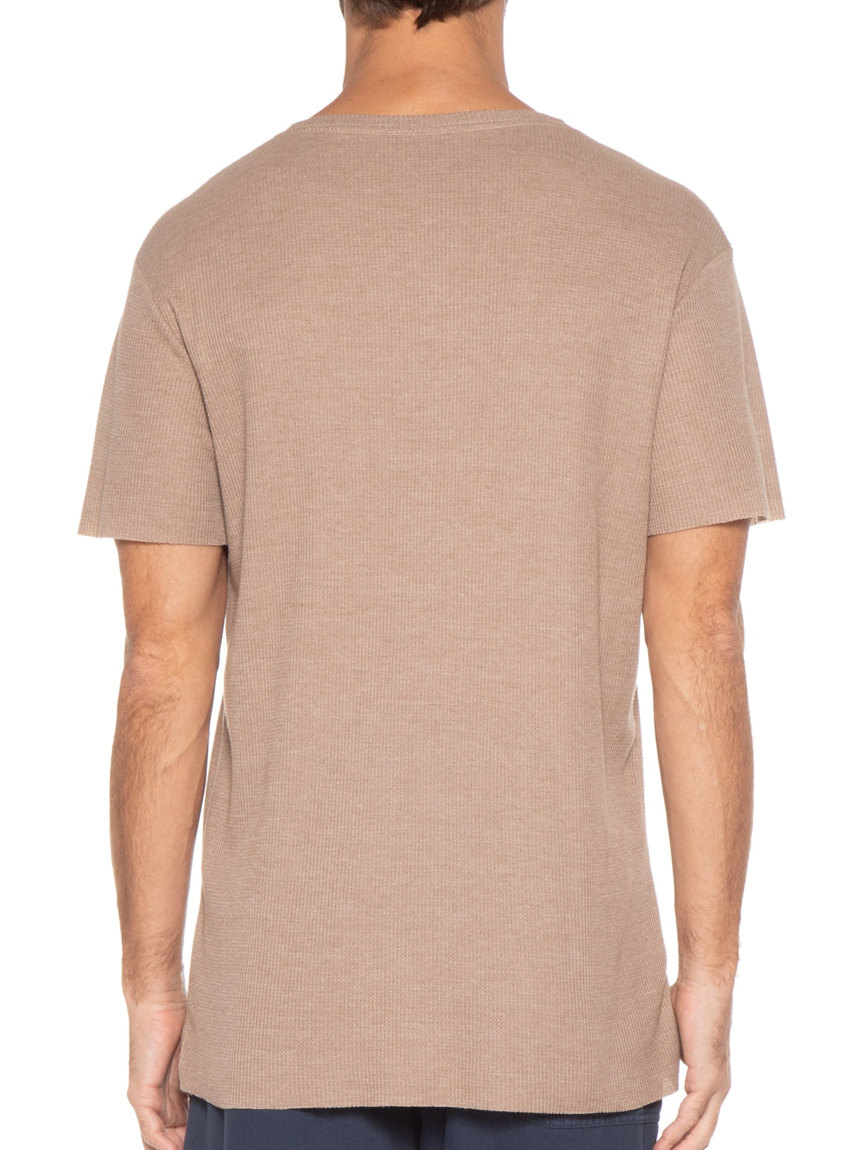 Camiseta Masculina Texturizada Bege Melty Rj