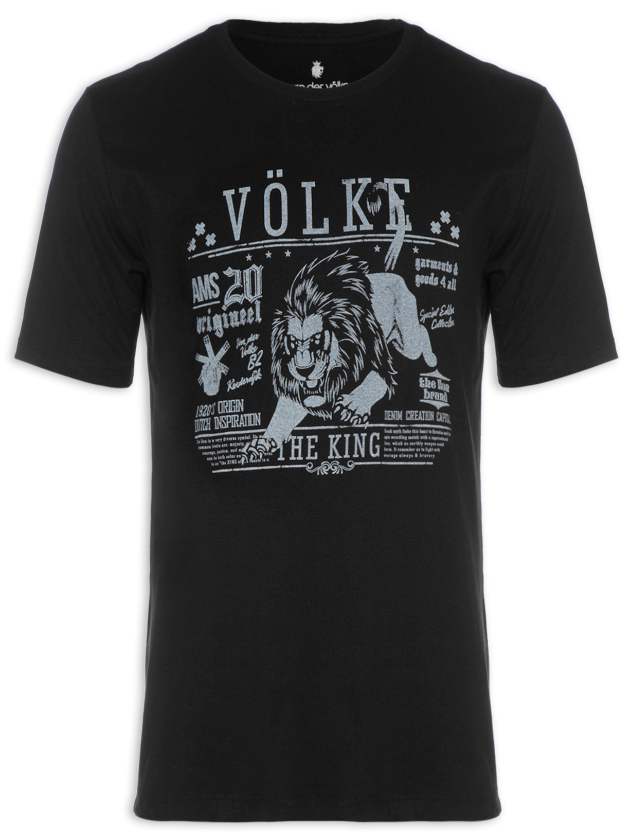 Camiseta Masculina The King - Preto