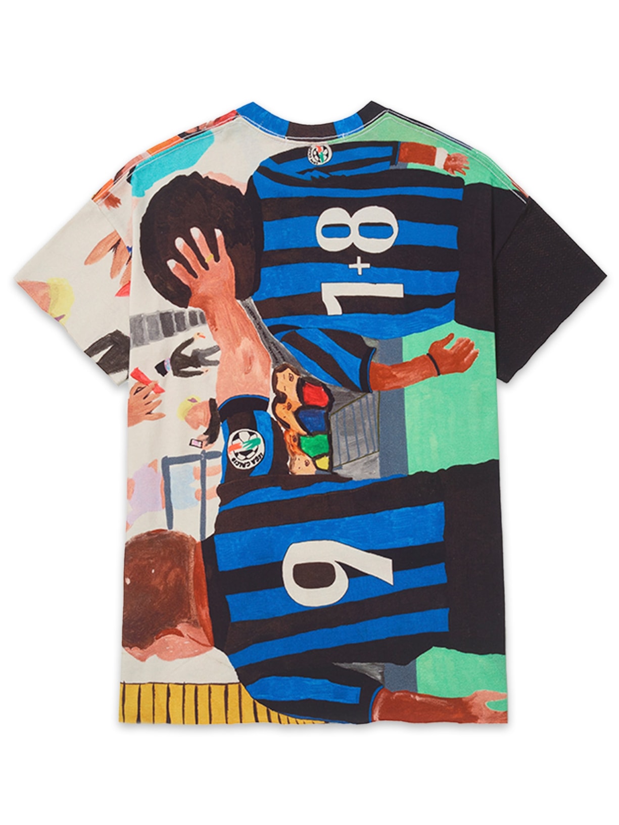 Camiseta Masculina The Nines Raw Edge Azul Piet