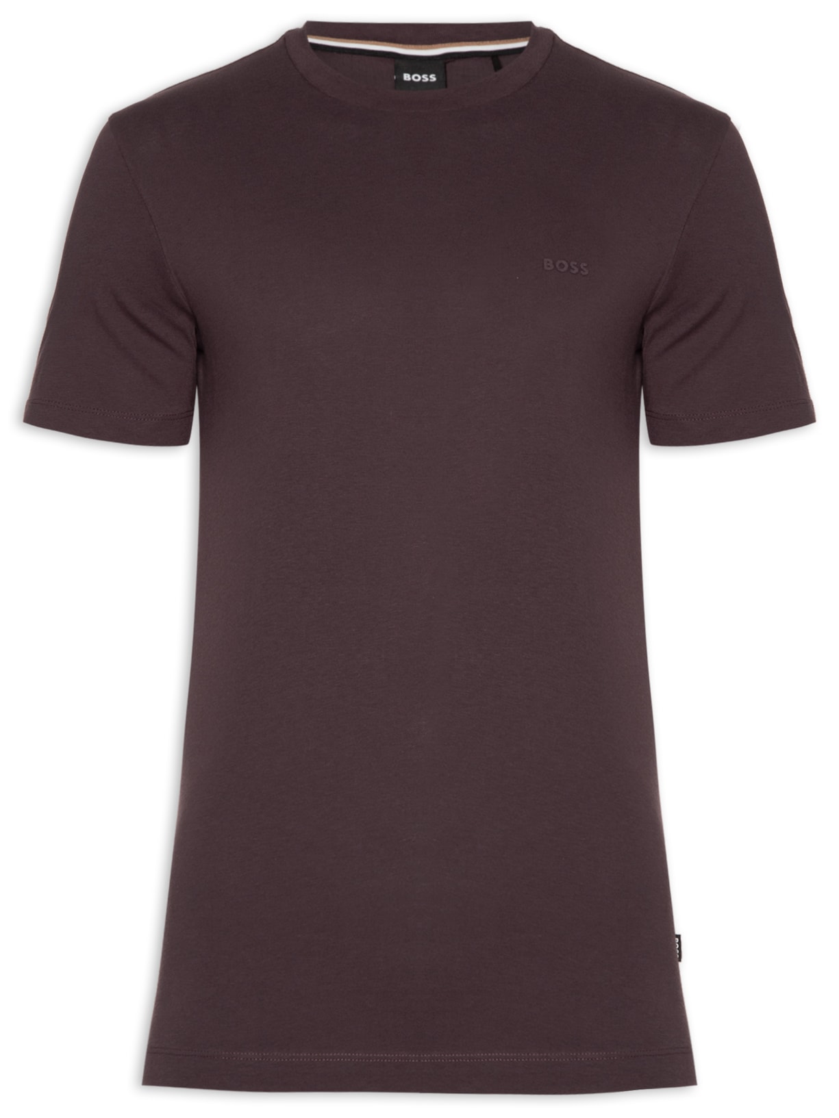 Camiseta Masculina Thompson Marrom Escuro Boss