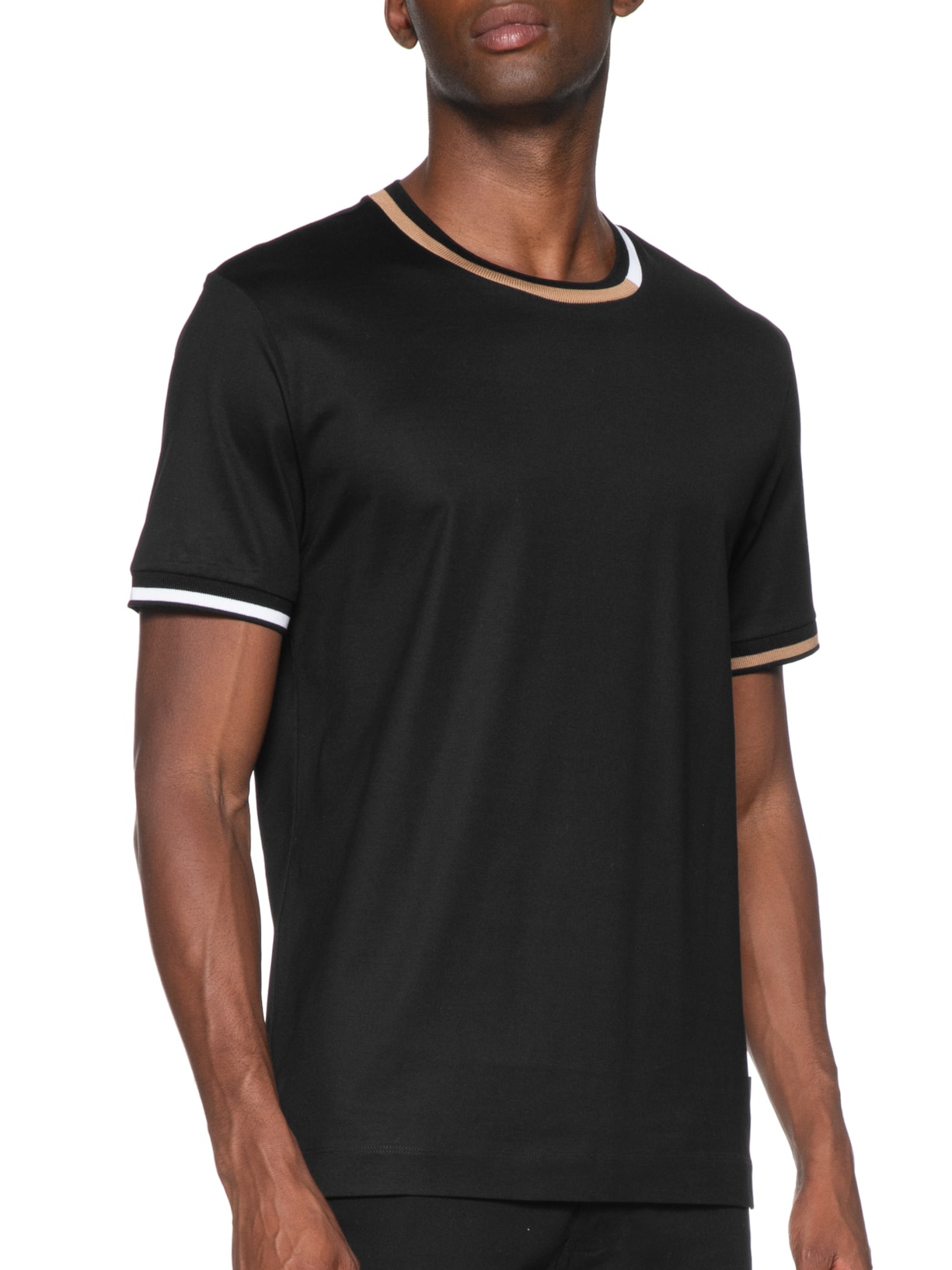 Camiseta Masculina Thompson Preto Boss