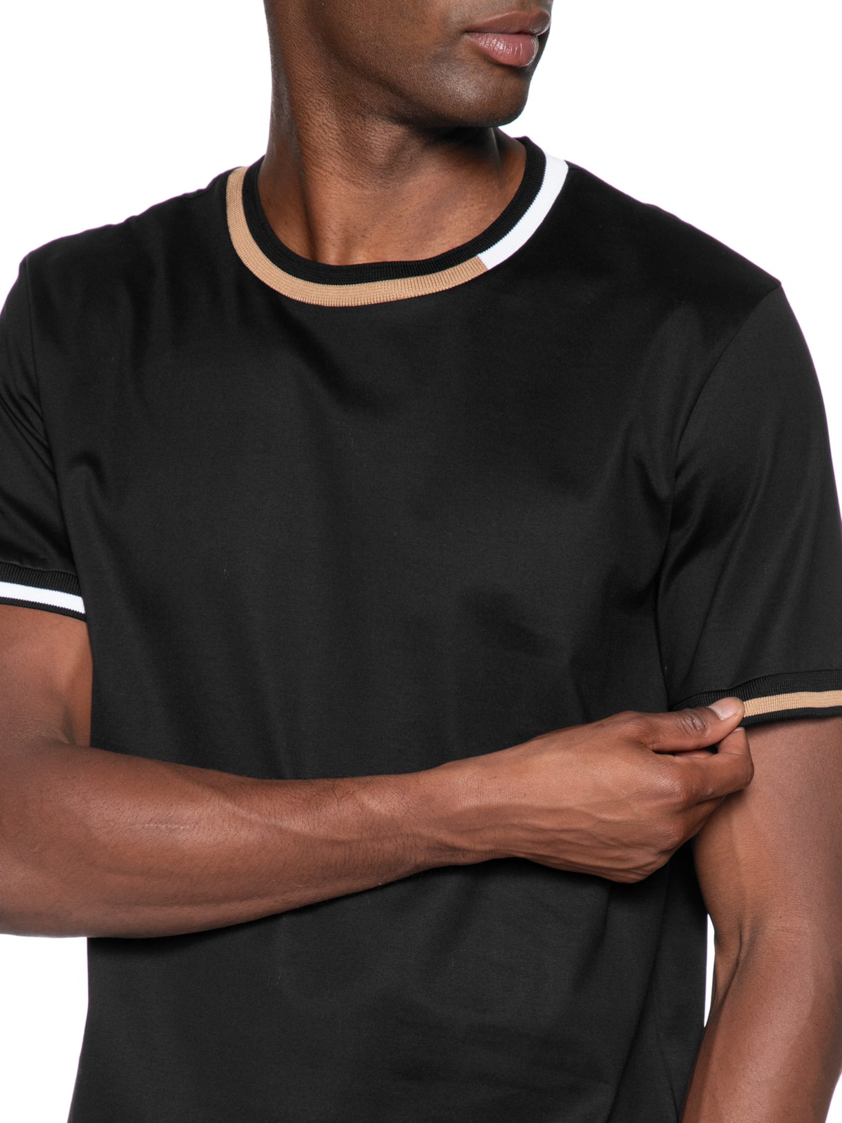 Camiseta Masculina Thompson Preto Boss