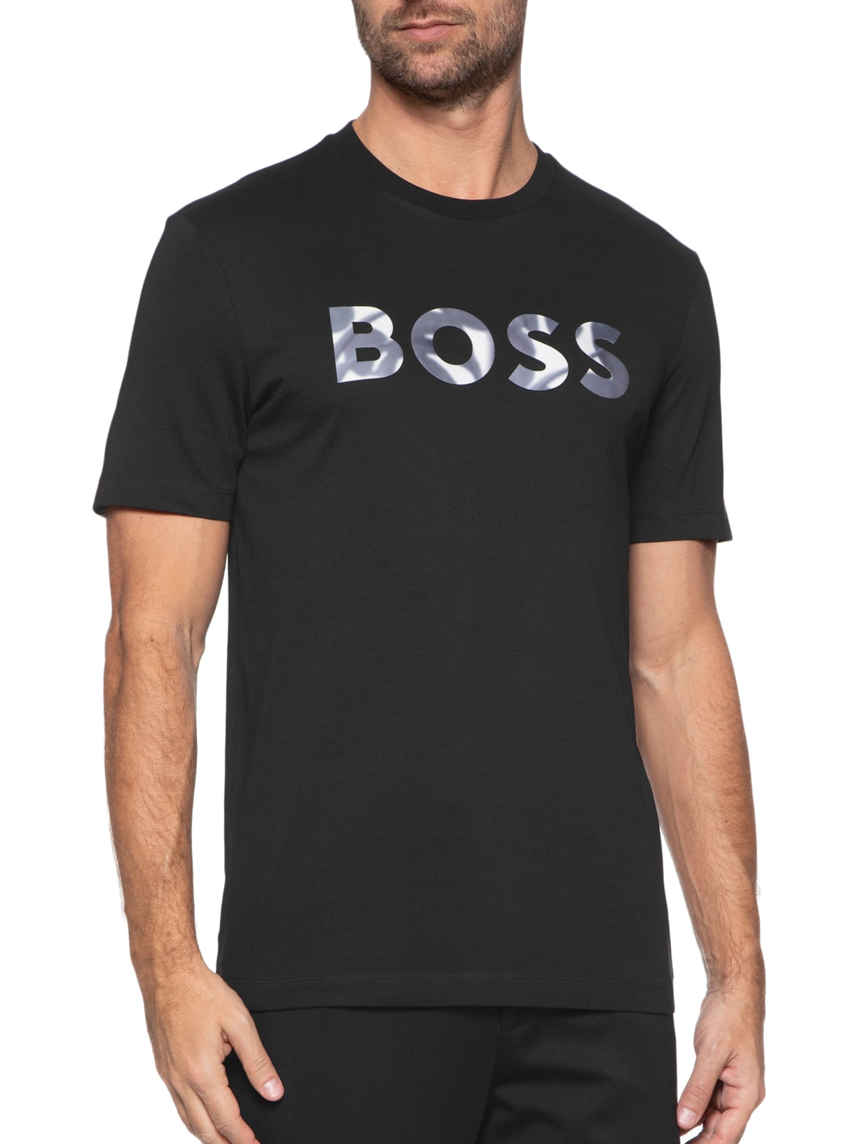 Thompson Roupas Boss - Camiseta Masculina Thompson - Preto