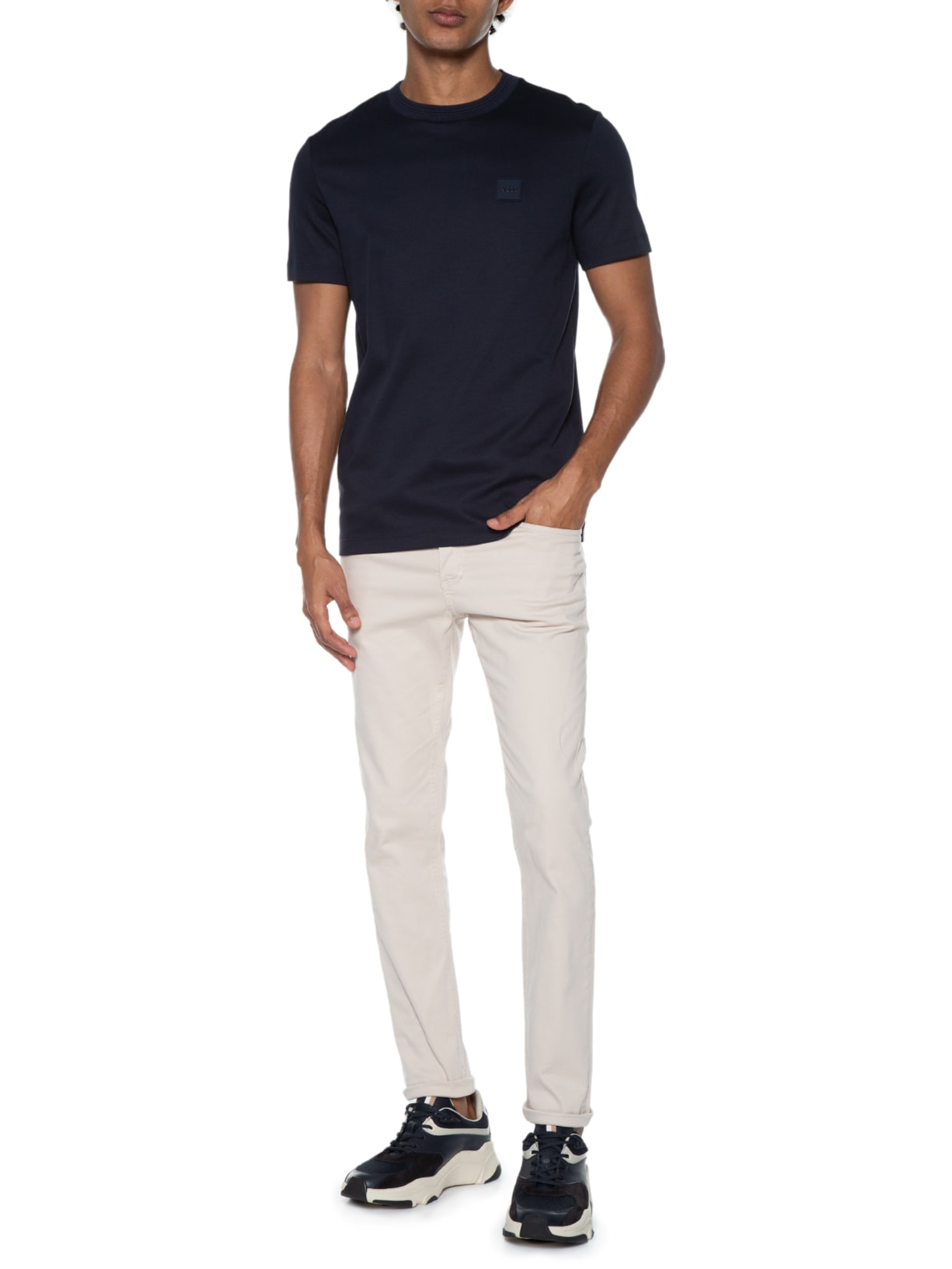 Camiseta Masculina Tiburt 278 Azul Boss