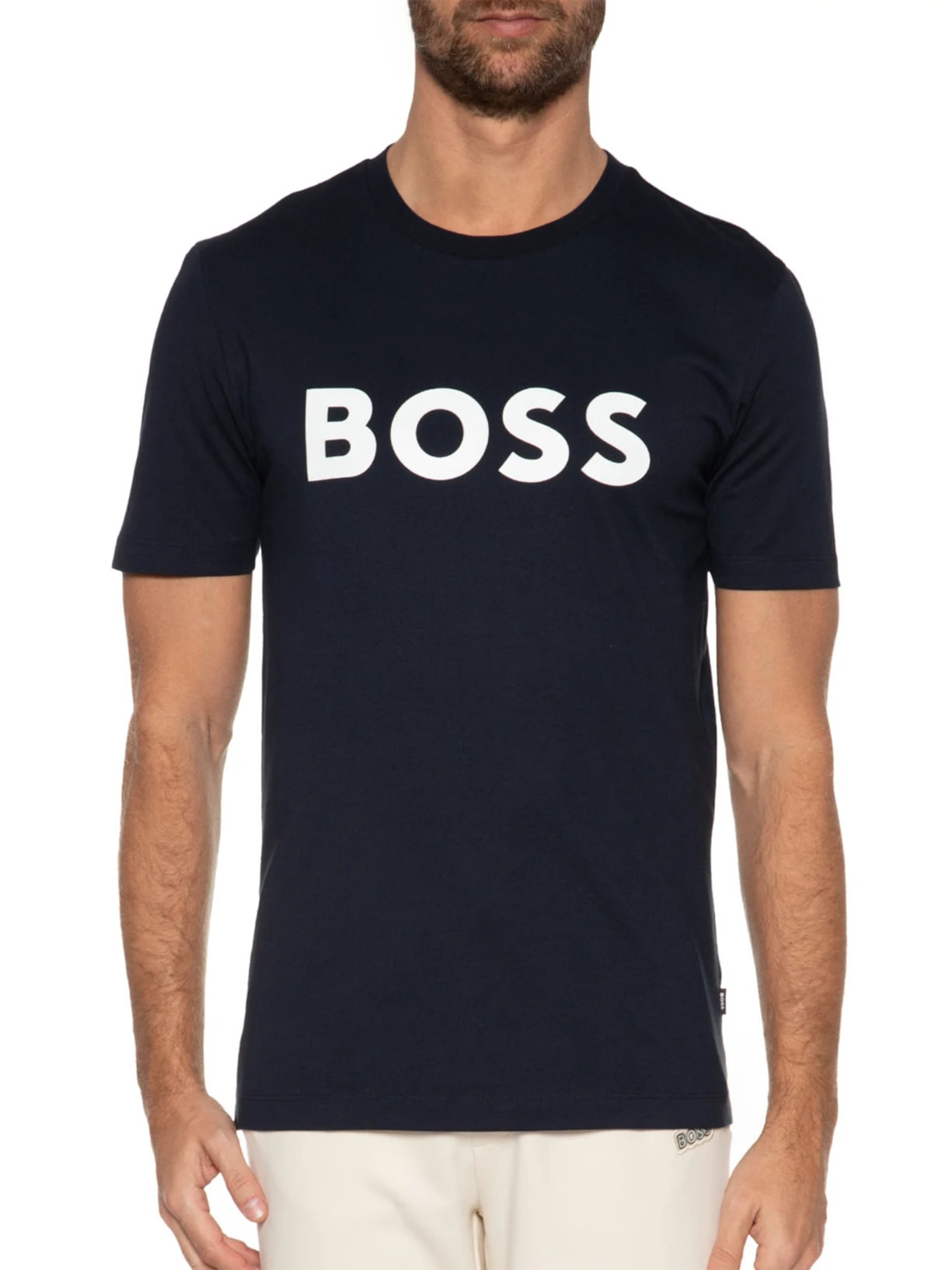 Camiseta Masculina Tiburt Azul Boss