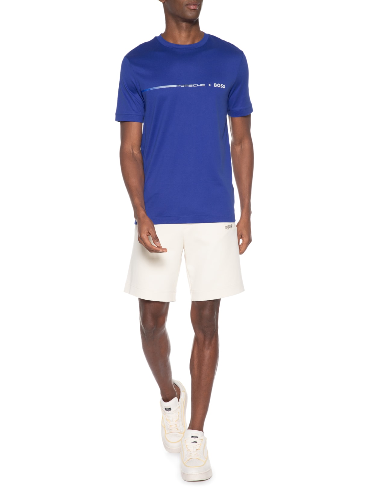 Camiseta Masculina Tiburt Azul Boss