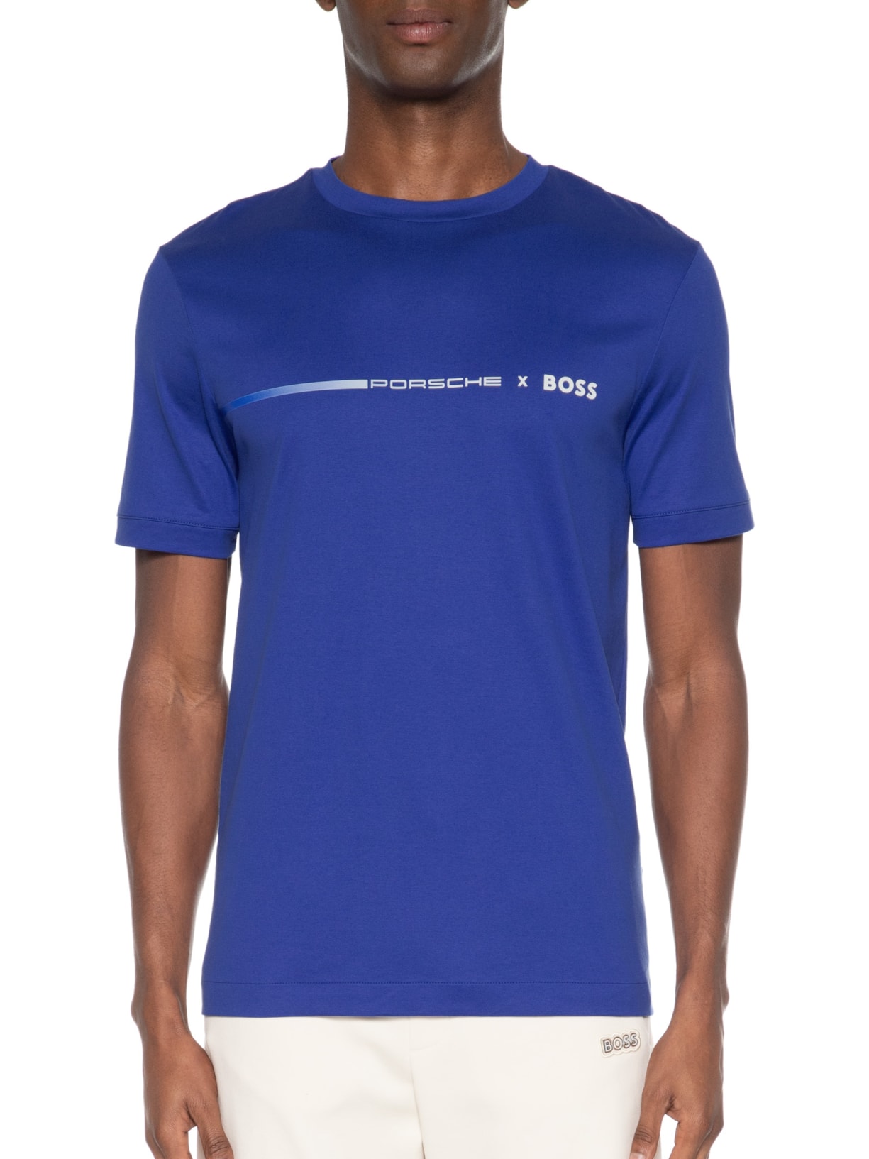 Camiseta Masculina Tiburt Azul Boss