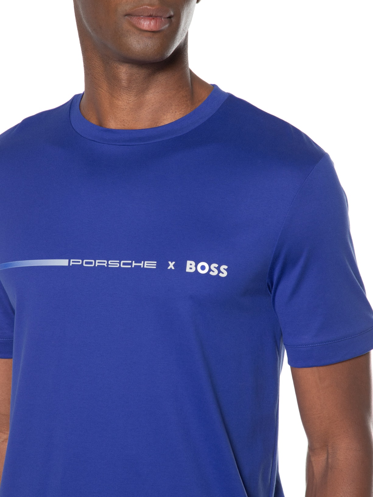 Camiseta Masculina Tiburt Azul Boss