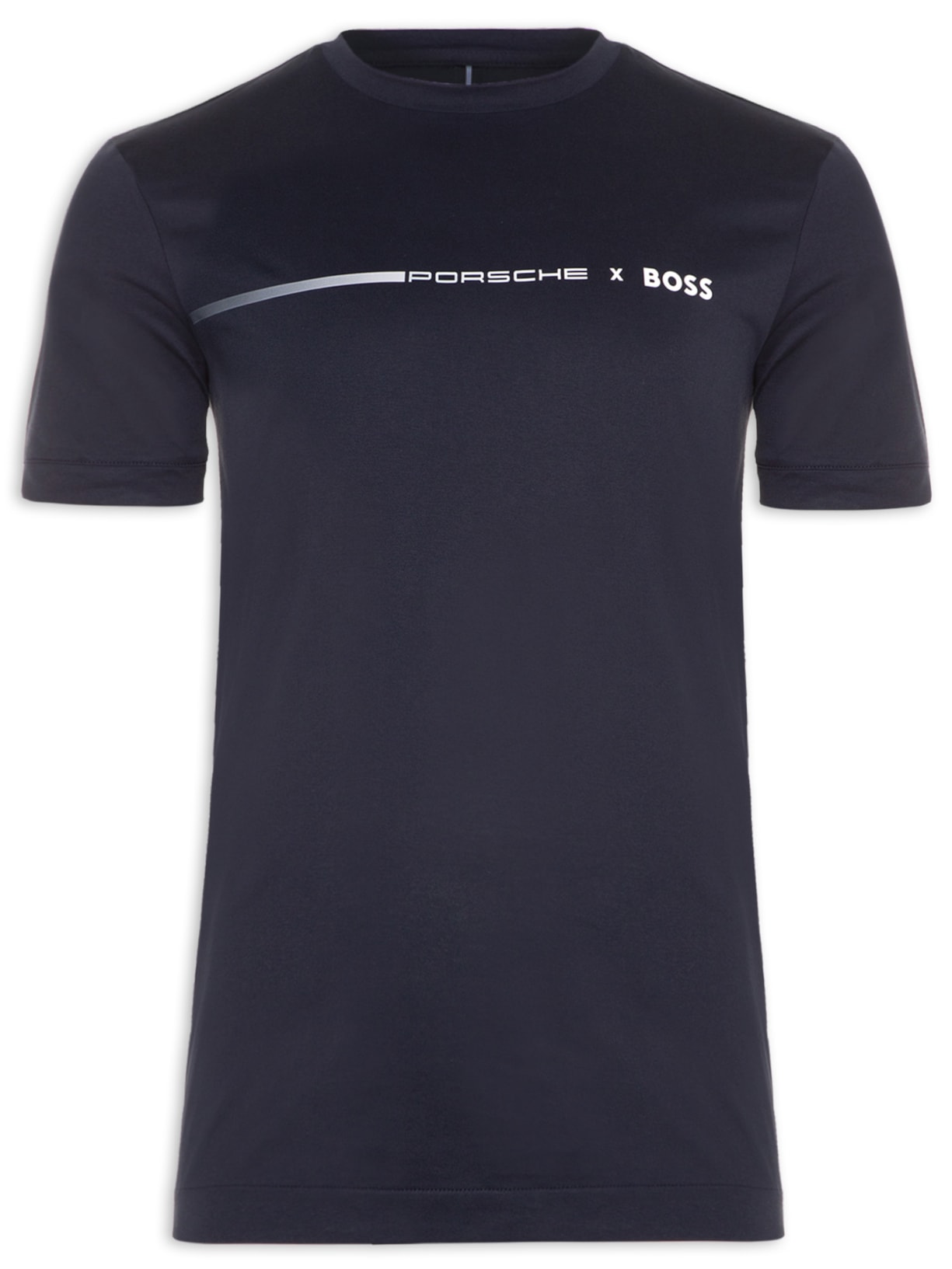 Camiseta Masculina Tiburt Azul Boss
