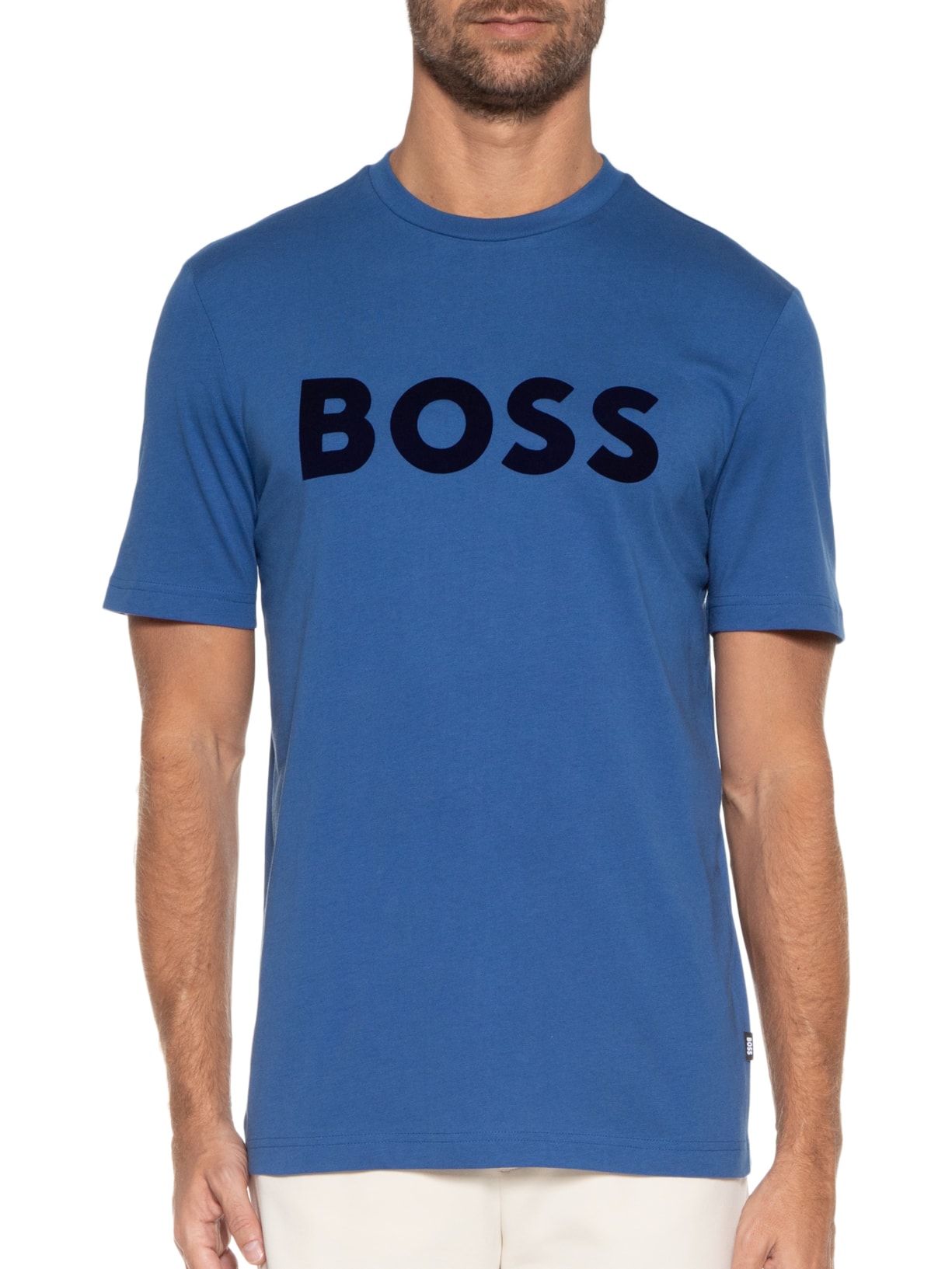 Camiseta Masculina Tiburt Azul Boss