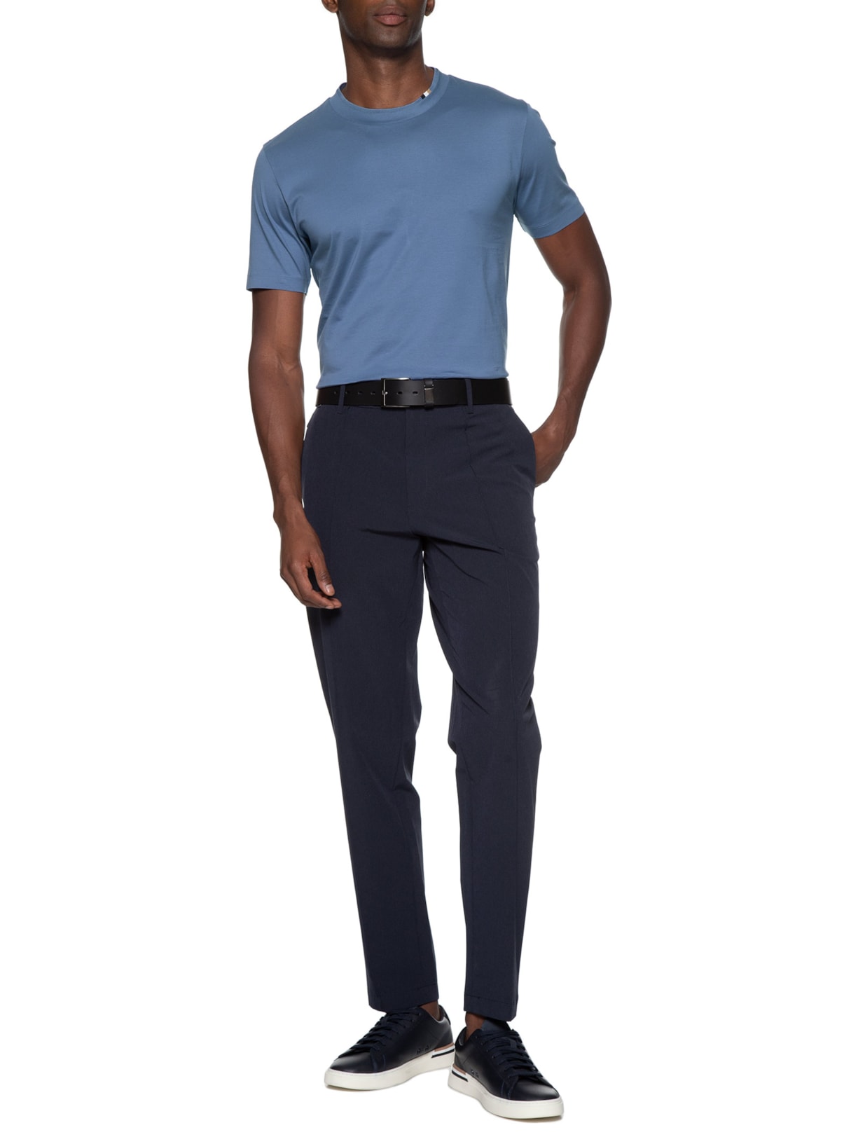 Camiseta Masculina Tiburt Azul Boss