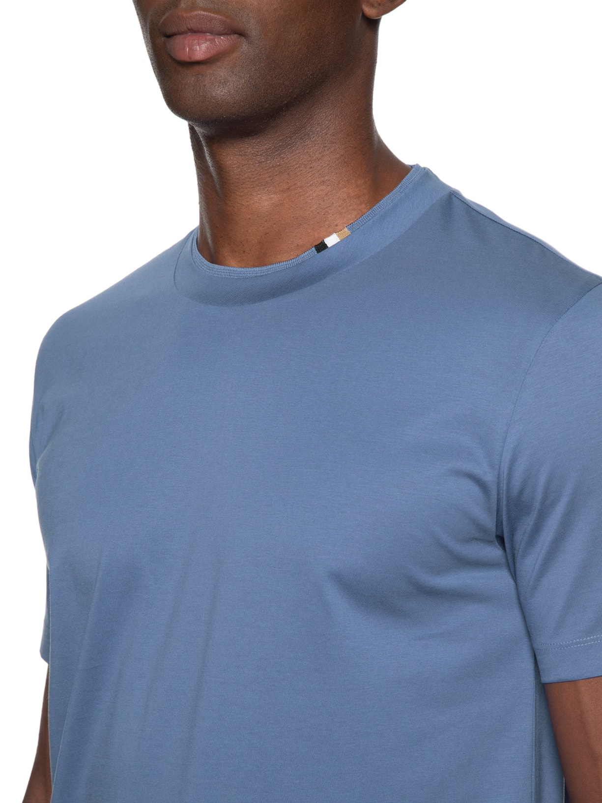 Camiseta Masculina Tiburt Azul Boss