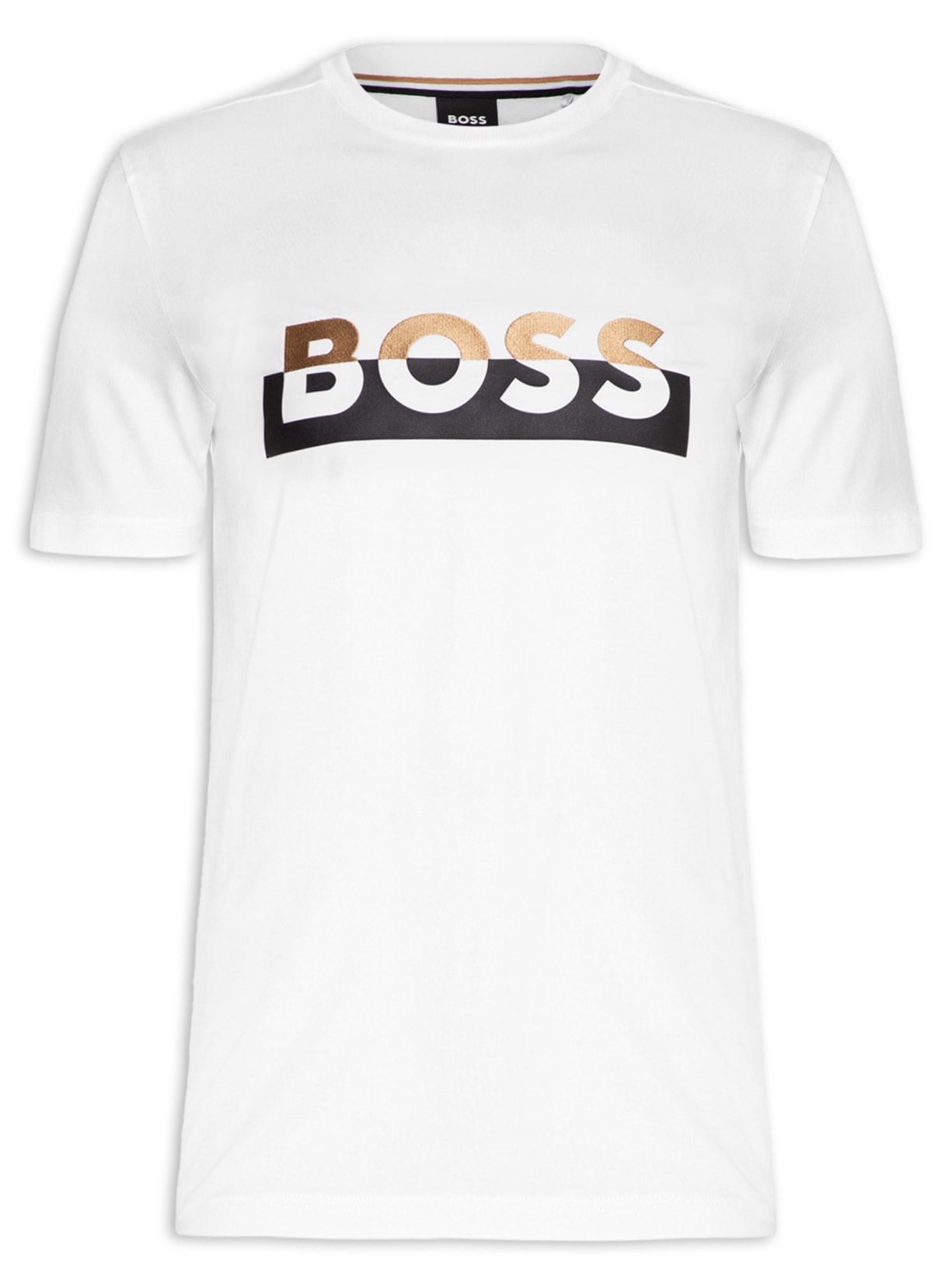 Camiseta Masculina Tiburt Branco Boss