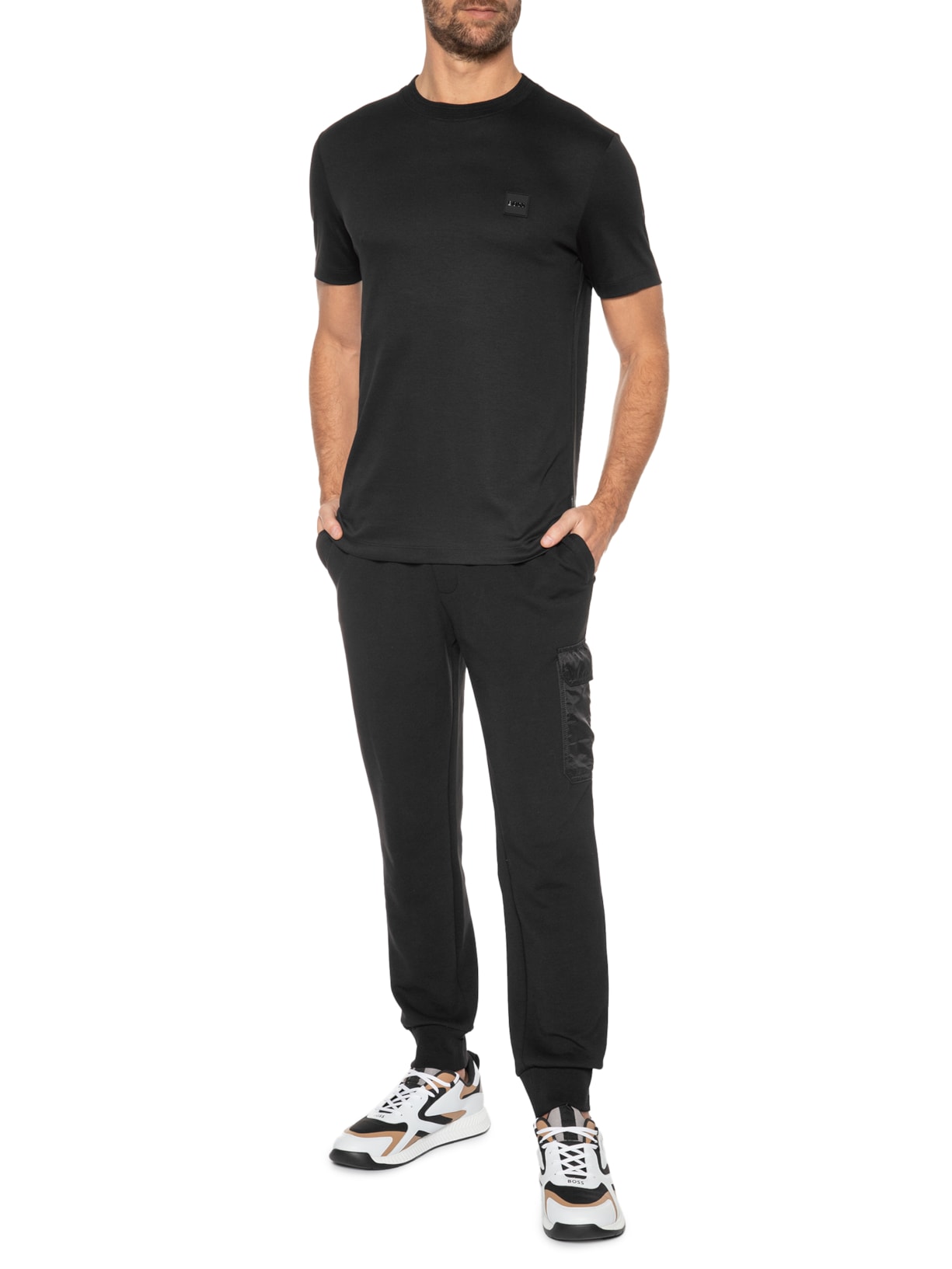 Camiseta Masculina Tiburt Preto Boss