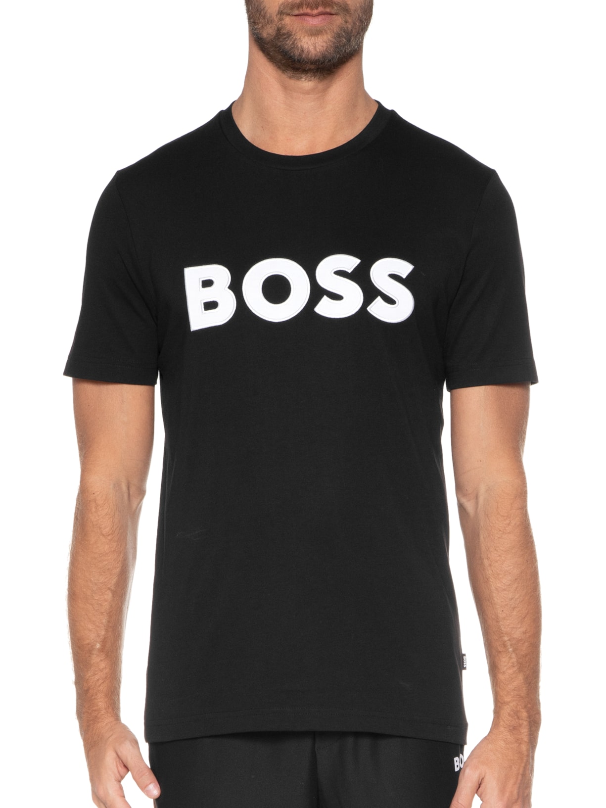 Camiseta Masculina Tiburt Preto Boss