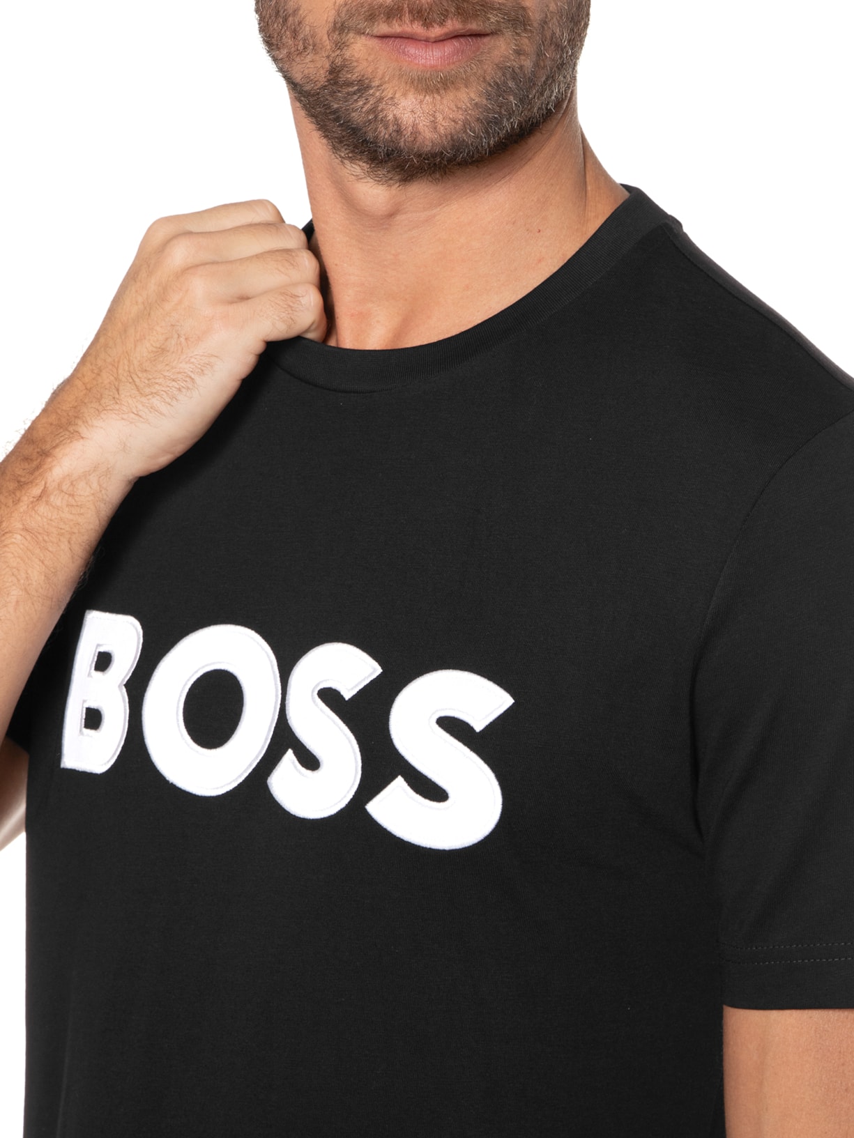 Camiseta Masculina Tiburt Preto Boss