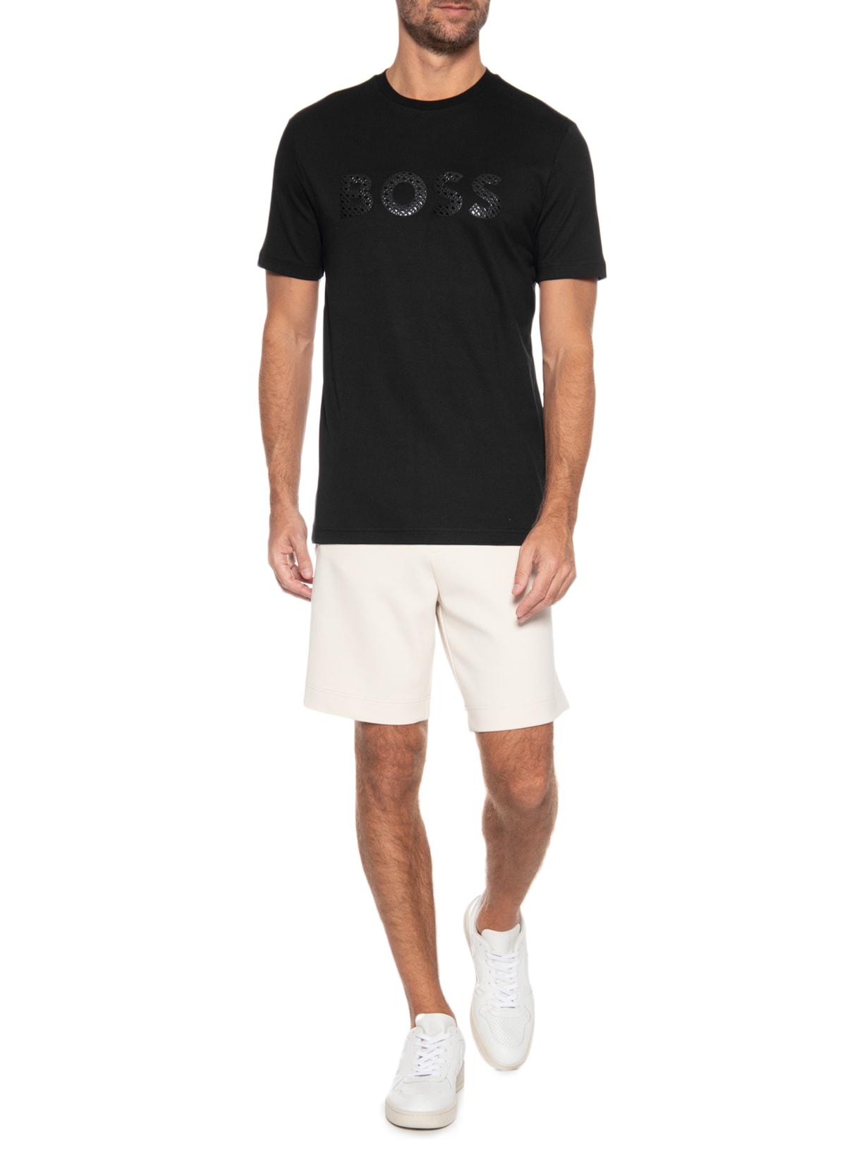 Camiseta Masculina Tiburt Preto Boss