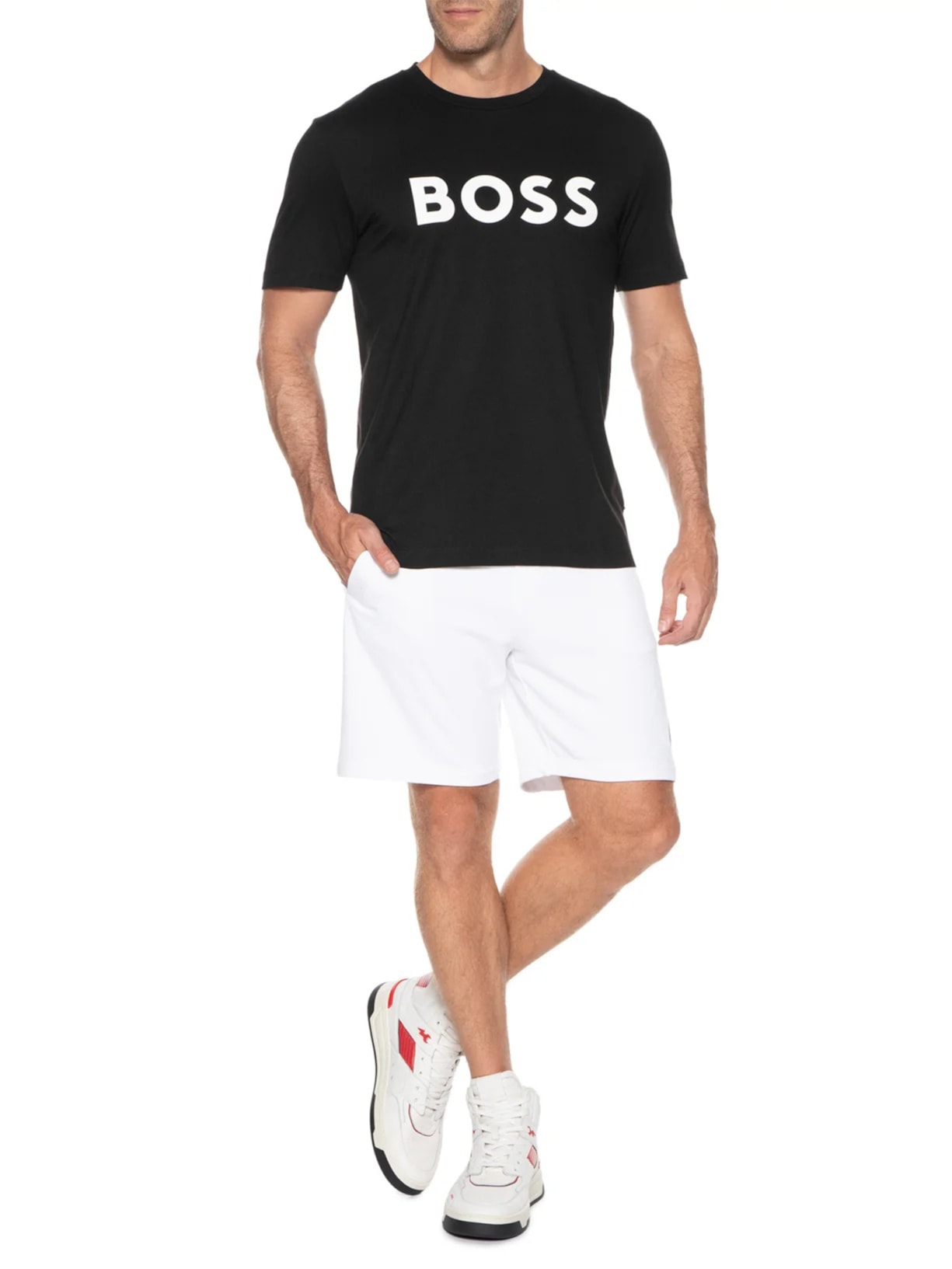 Camiseta Masculina Tiburt Preto Boss