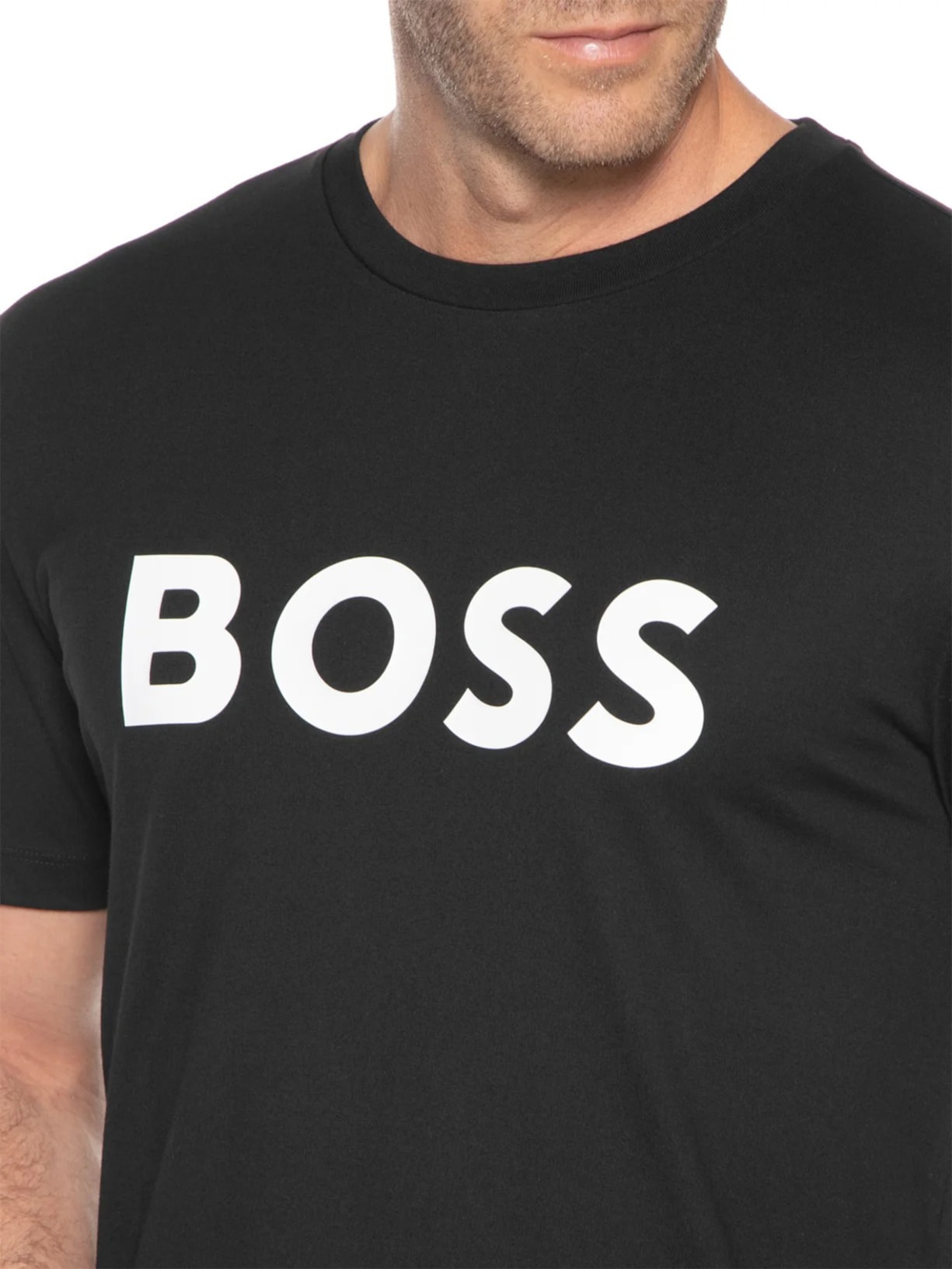 Camiseta Masculina Tiburt Preto Boss