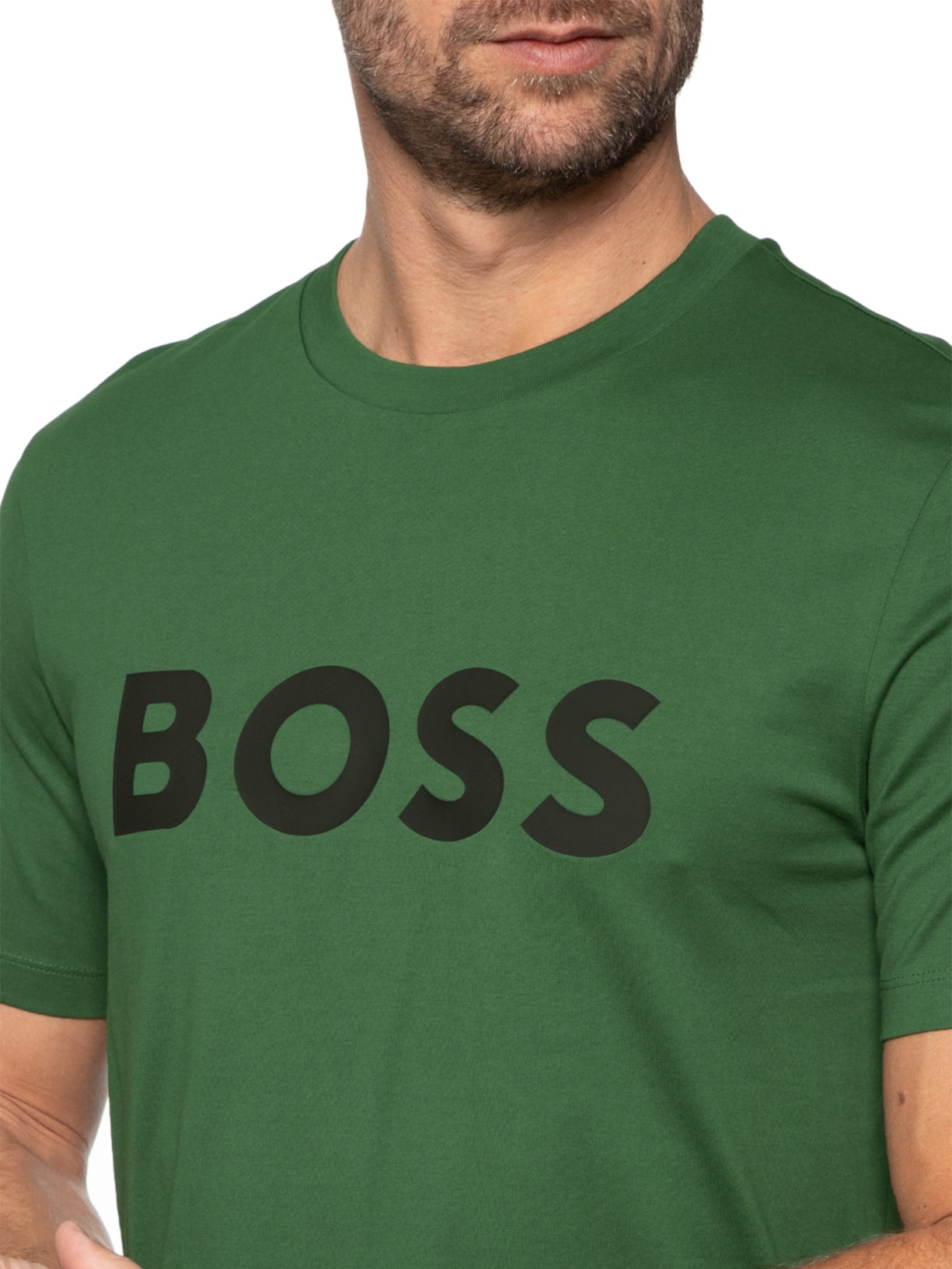 Camiseta Masculina Tiburt Verde Boss