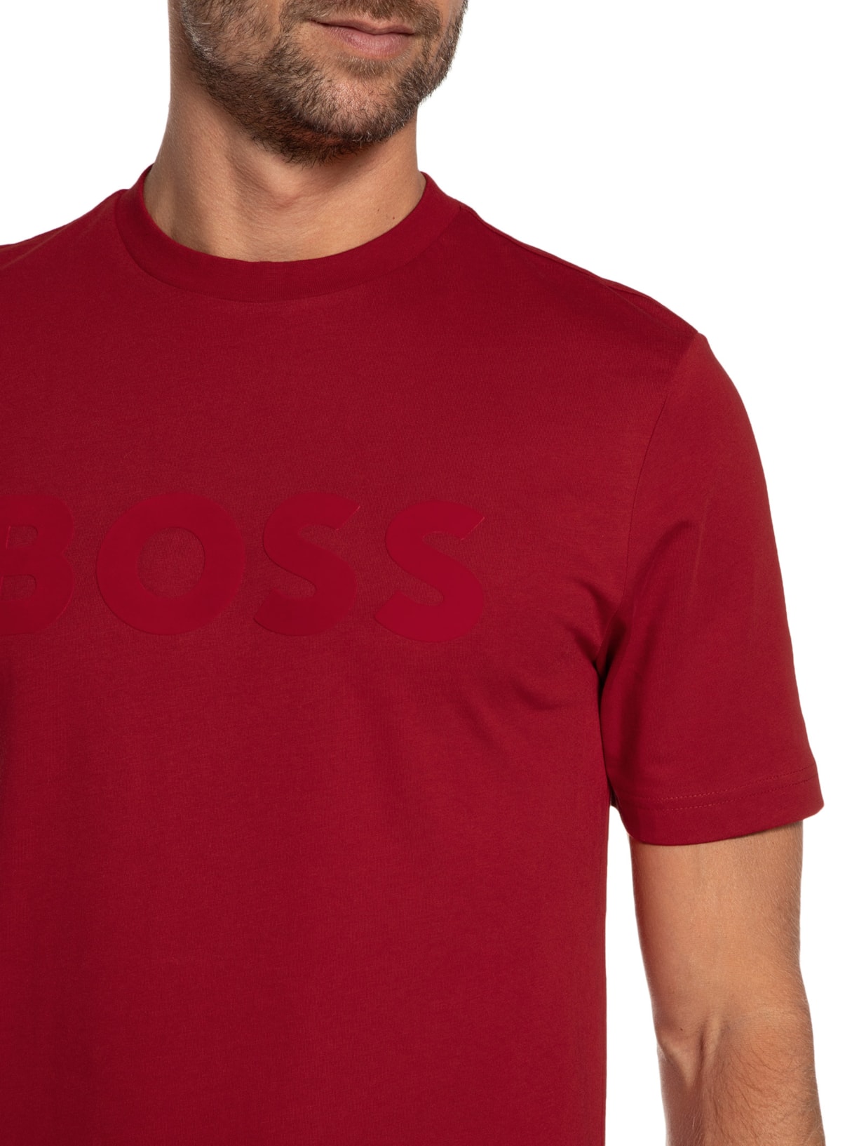 Camiseta Masculina Tiburt Vermelho Boss