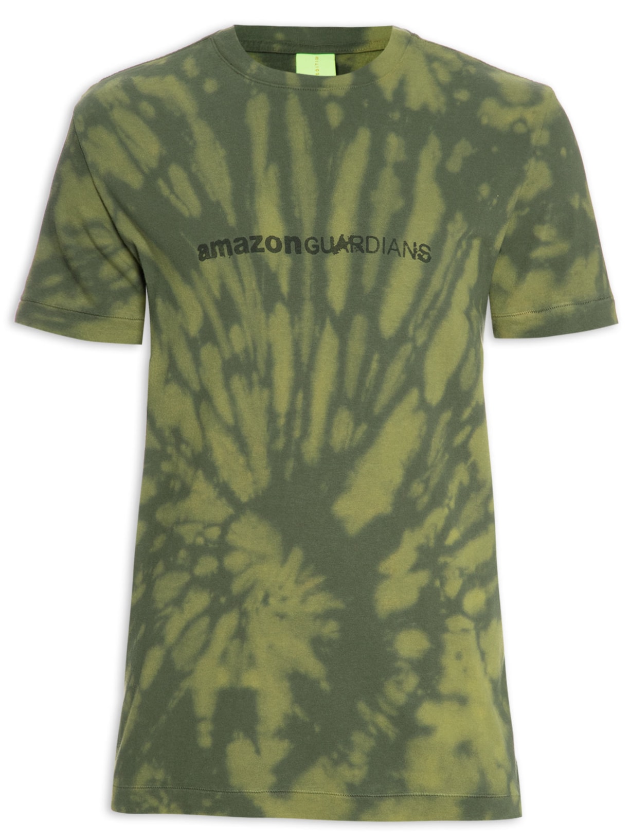 Camiseta Masculina Tie Dye Amazon Guardians - Verde